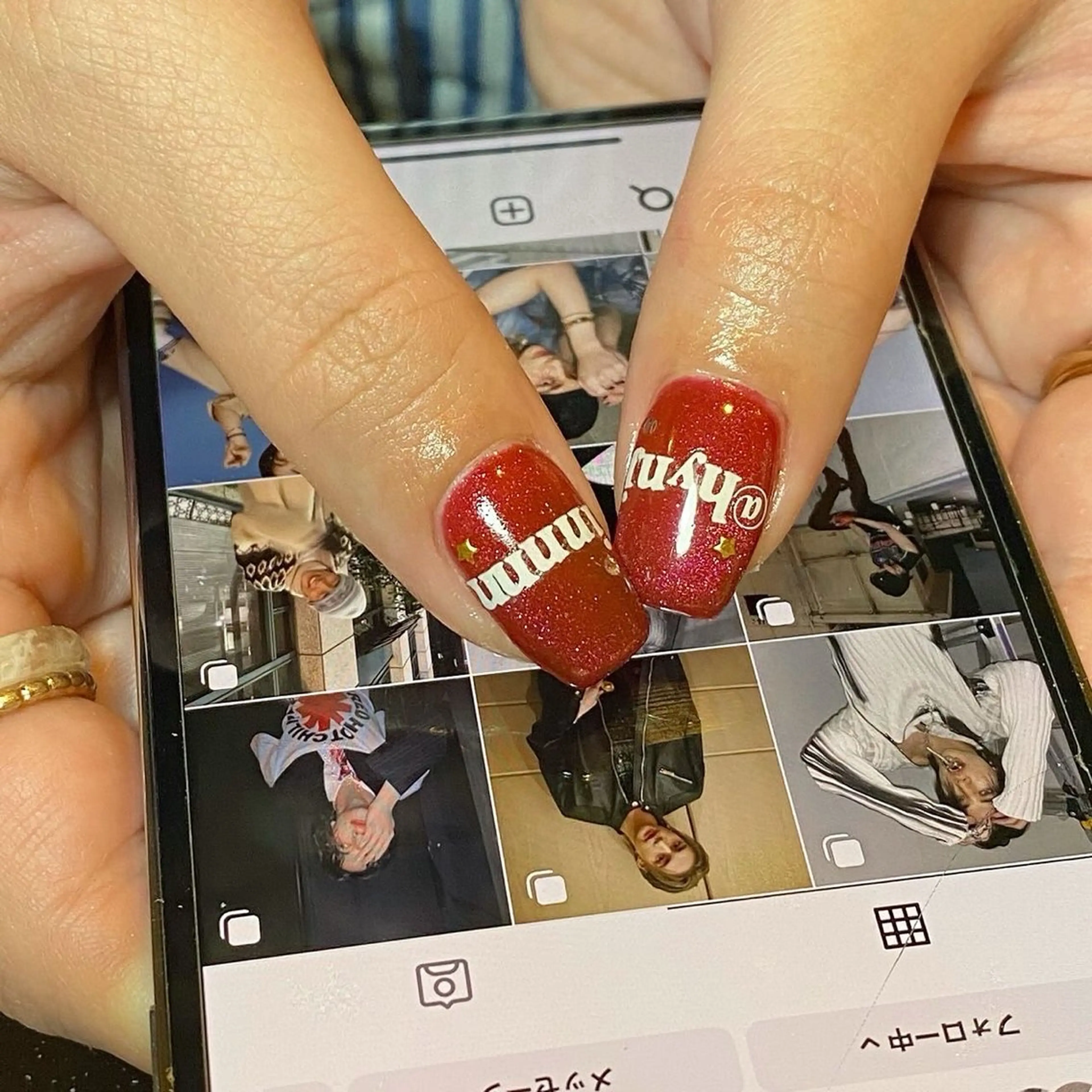 ネイル ジェルネイル マグネットネイル 持ち込み ワンカラーネイル パラジェル 本町NailUsa Mimi RIKOのネイルデザイン