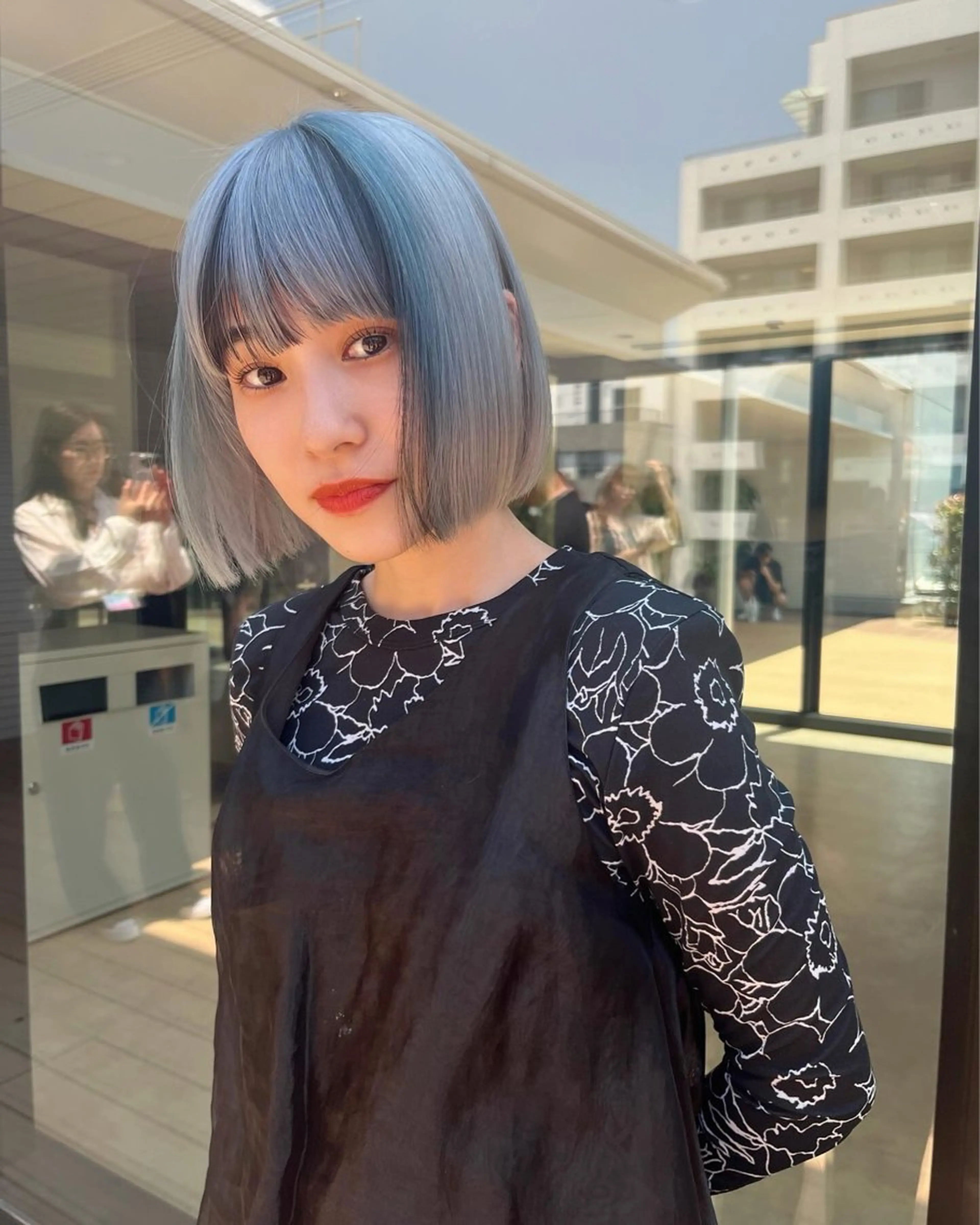 ショート カラー ヘアカラー ダブルカラー/ ケアブリーチ/クニトのヘアスタイル