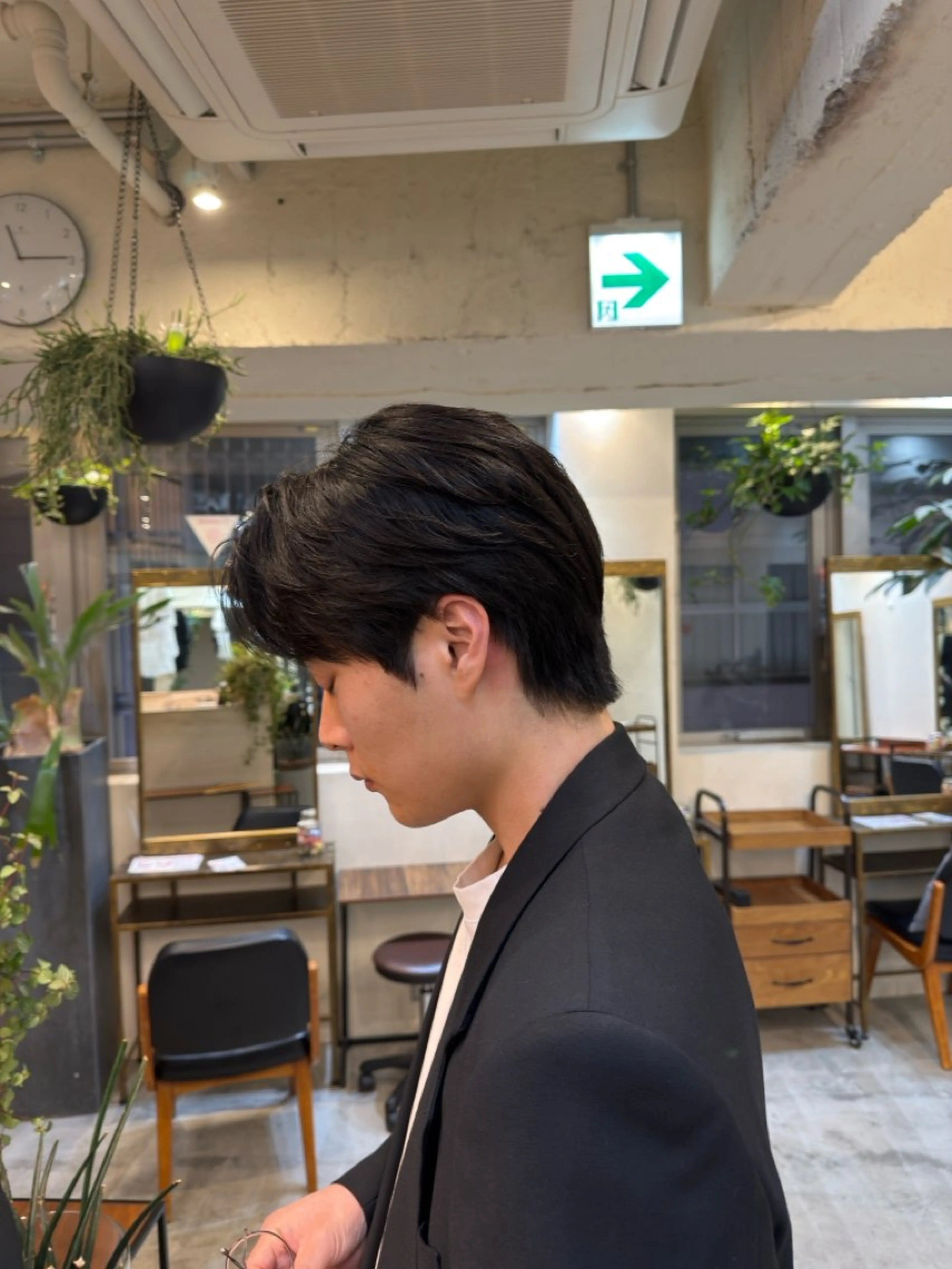 メンズ カット 縮毛矯正 Belle 新宿店所属・赤木蓮/メンズ特化/ メンズパーマ/のヘアスタイル