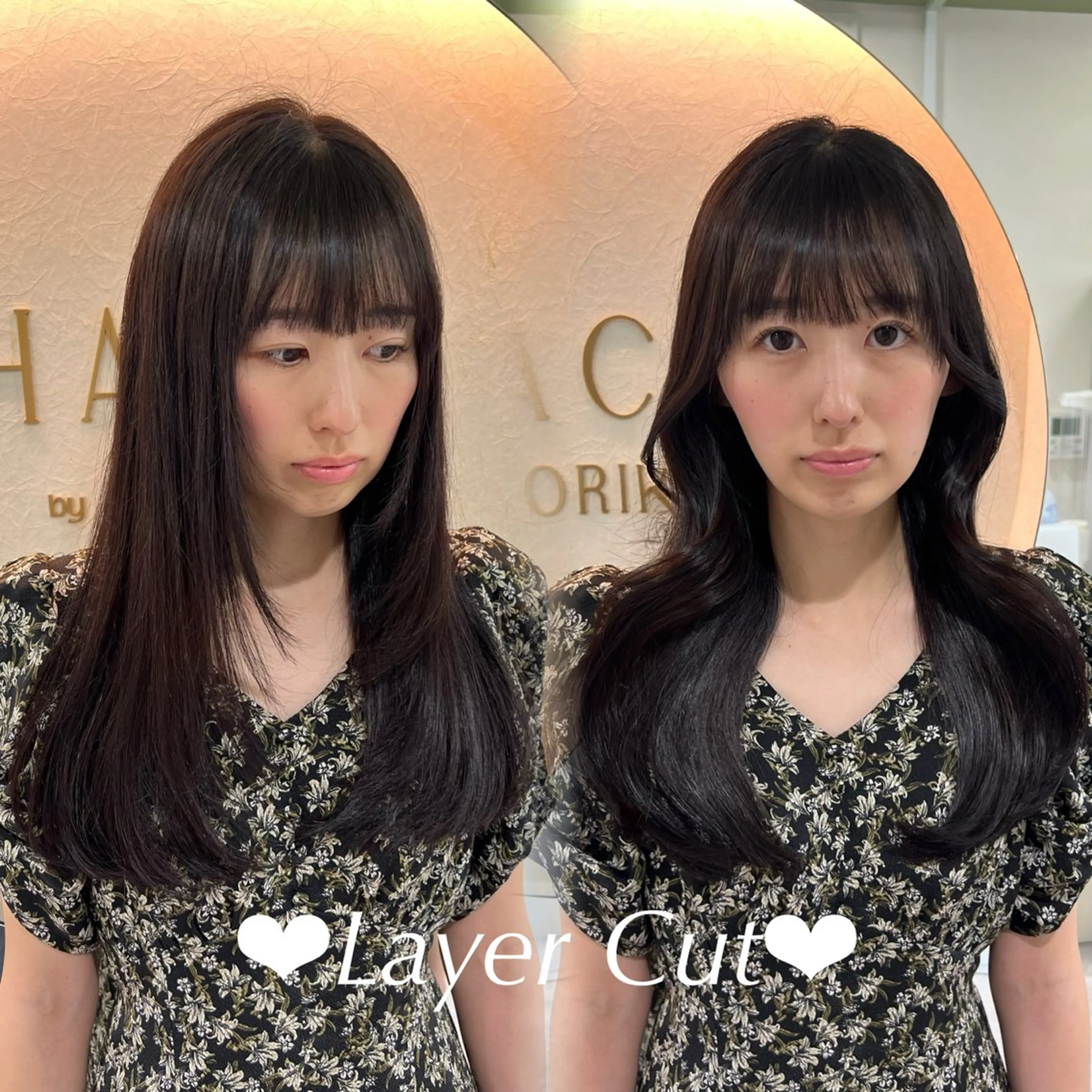 ロング レイヤーカット 韓国透明感カラー 🫧SHIHO🫧のヘアスタイル