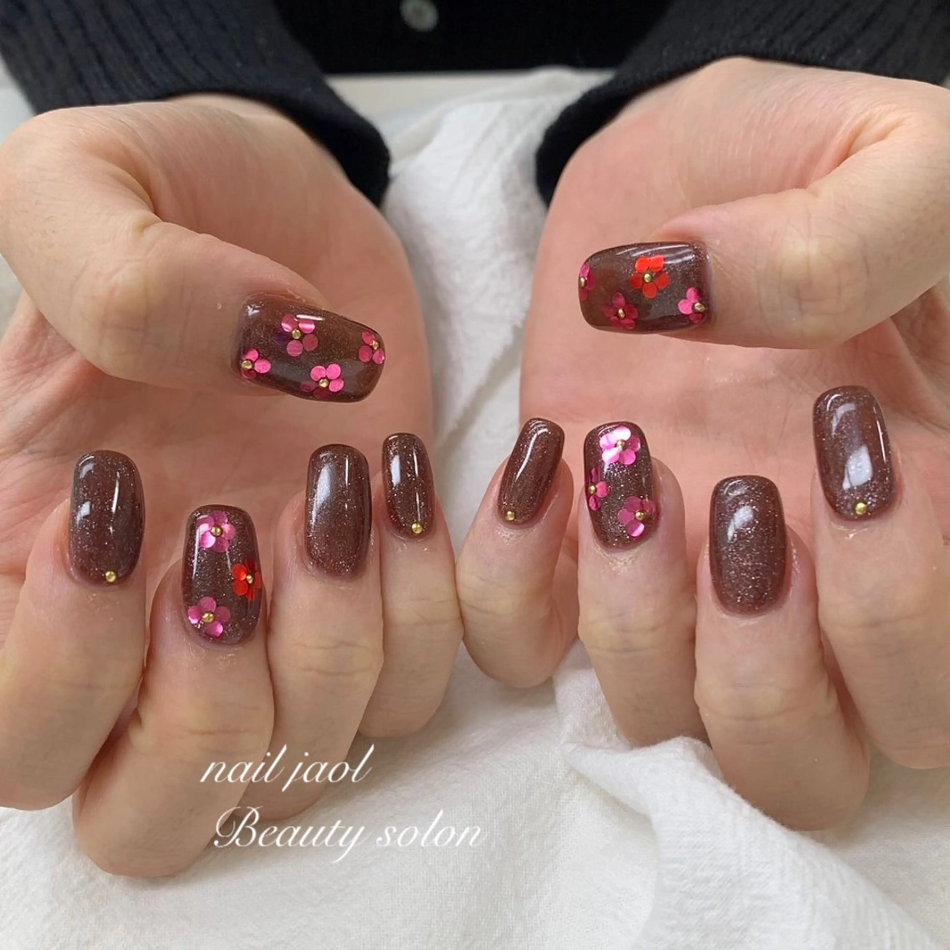 ミディアム 韓国風ヘア nail jaol池袋店所属・ネイルJaol 池袋のネイルデザイン