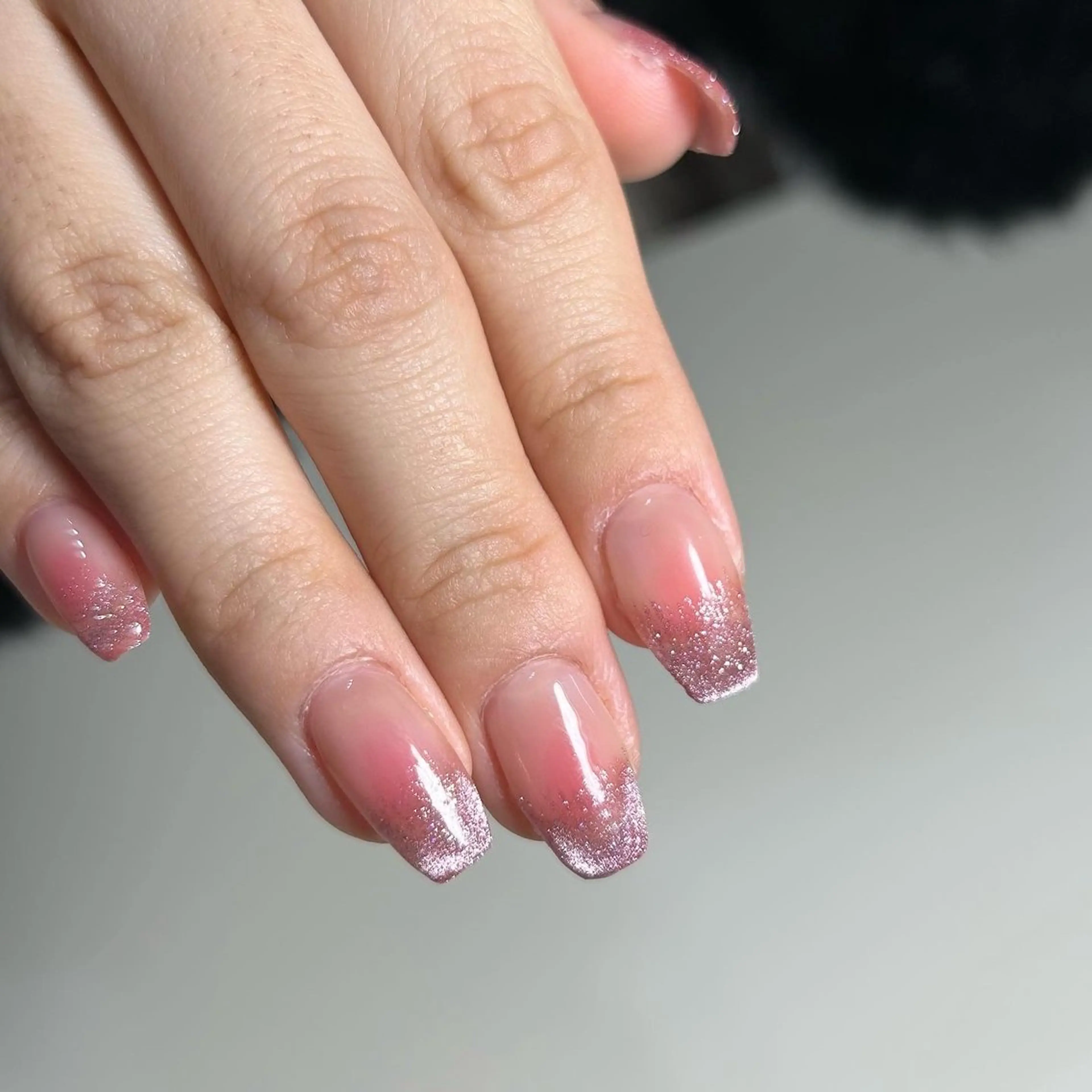 ネイル ブルー ジェルネイル キラキラネイル 韓国ネイル マグネットネイル ハンドネイル RooM -produce by maynail-所属・RooM -mizuki-のネイルデザイン