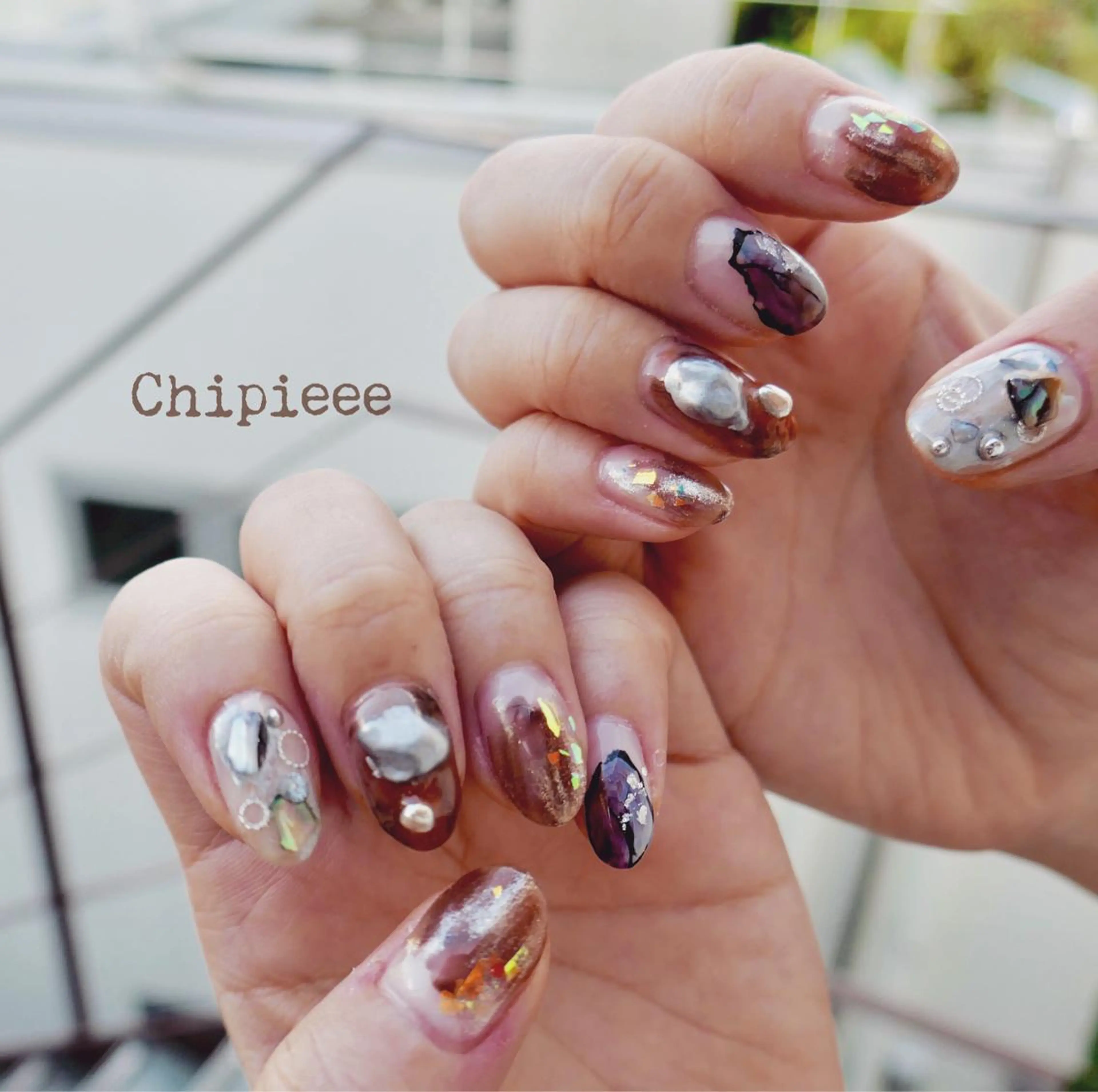 ネイル ハンドネイル revia所属・ERI Nailistのネイルデザイン