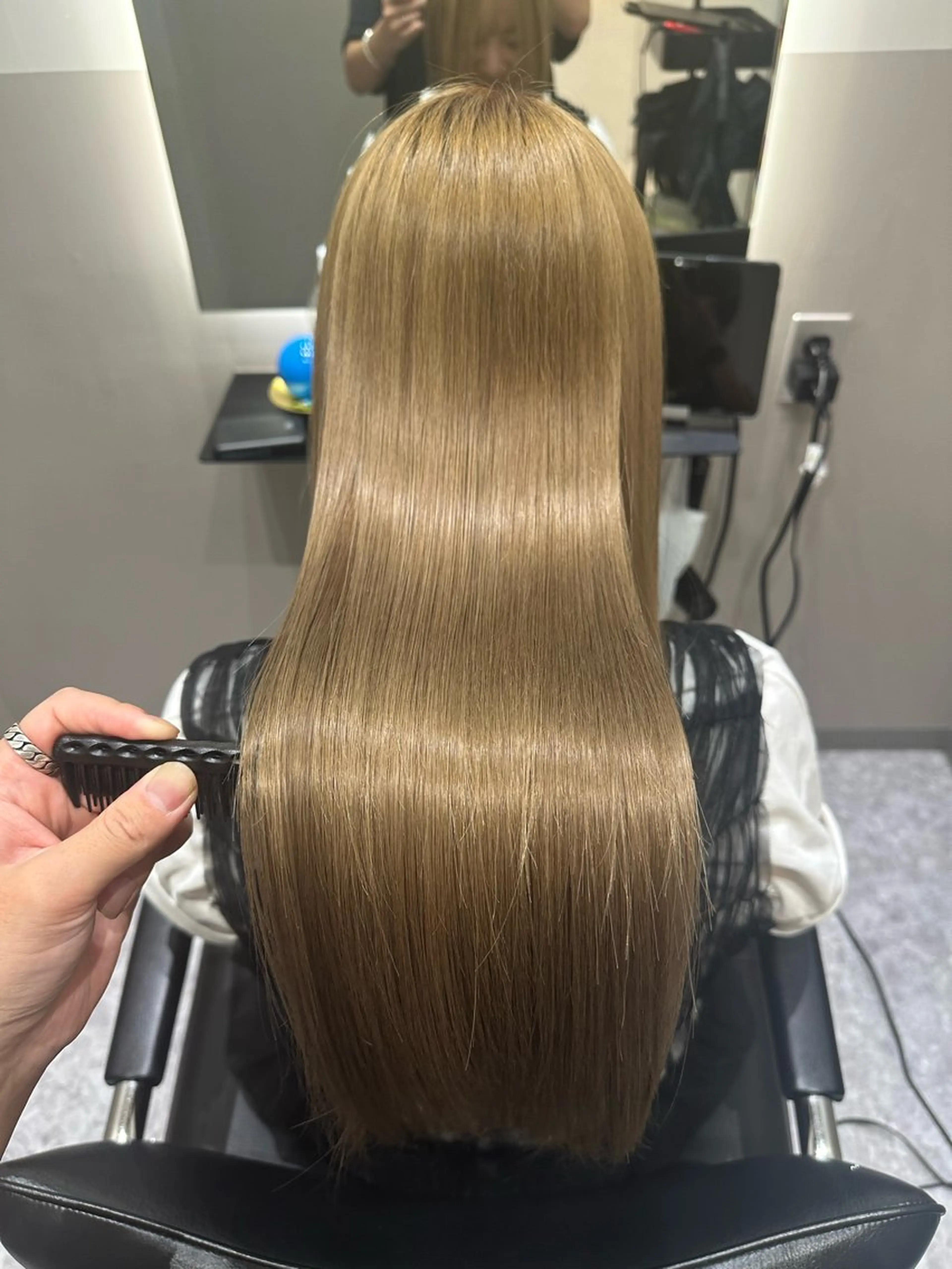ロング カラー カット ヘアカラー トリートメント 🪞個室サロン/韓国 艶髪/keito🪞のヘアスタイル