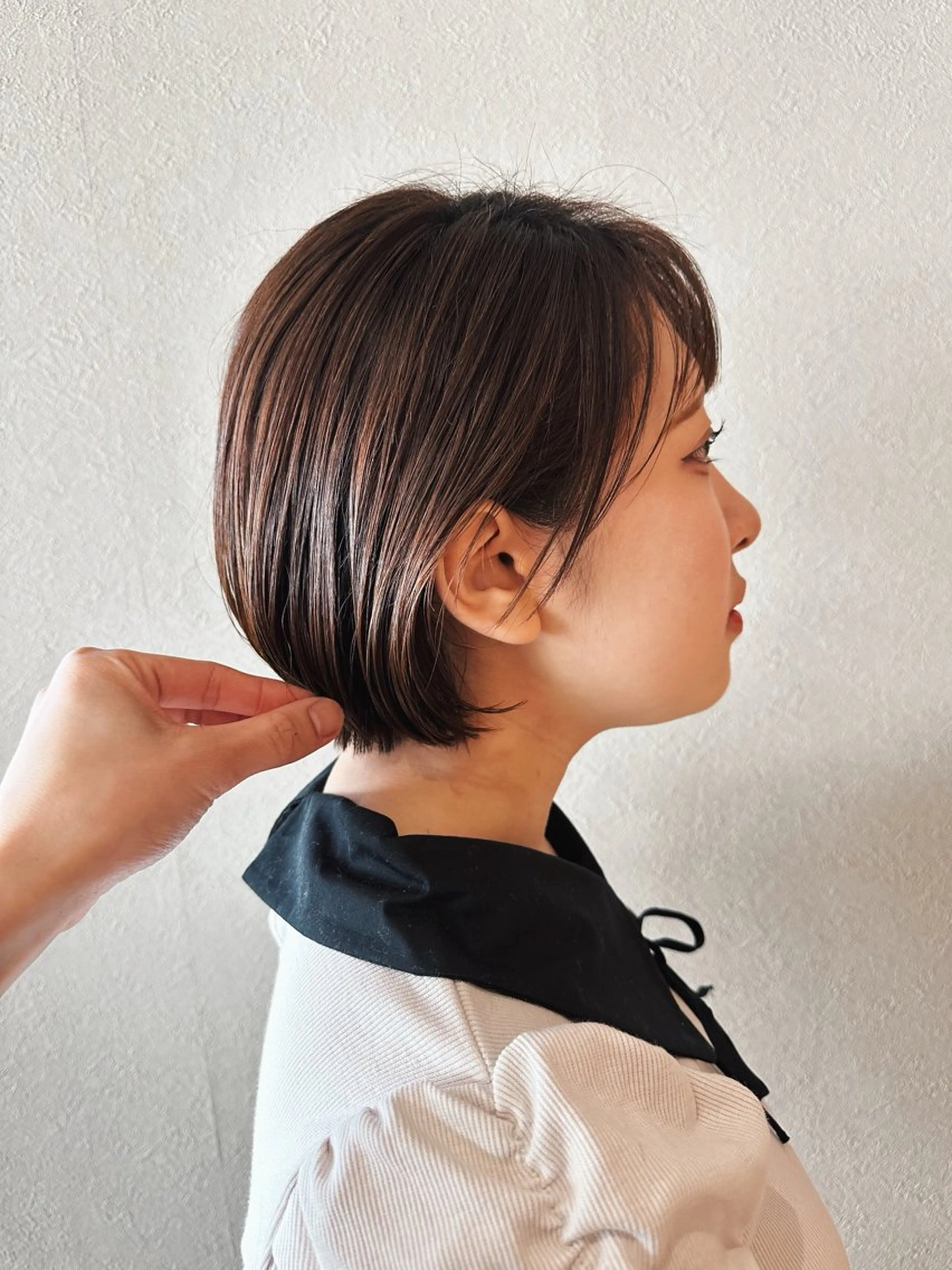 ショート カラー パーマ 👑ショート/ボブ /銀座/ニシオカ👑のヘアスタイル