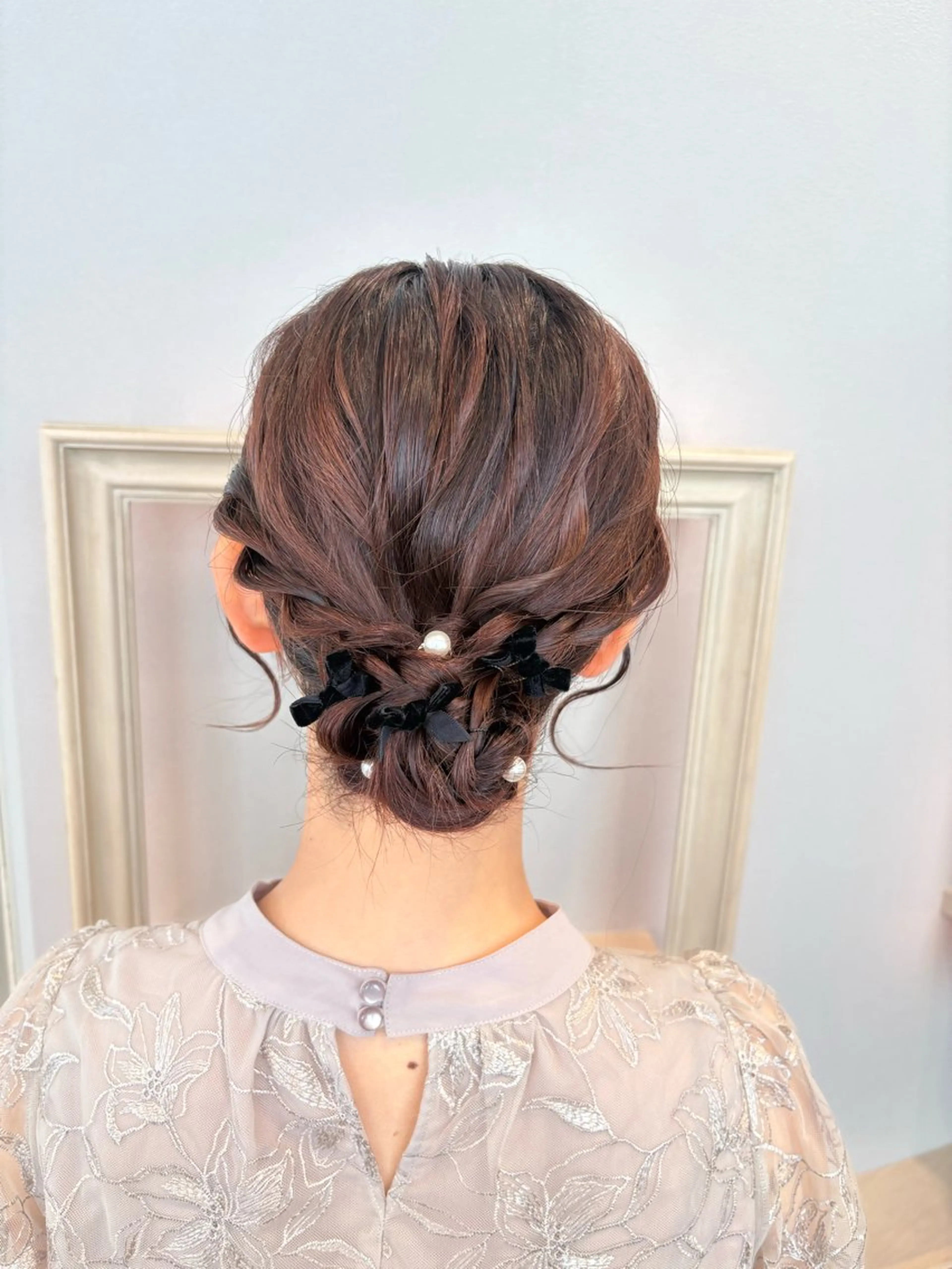 セミロング ヘアアレンジ ヘアセット ✰︎Rad✩.*˚‪ カノンのヘアスタイル