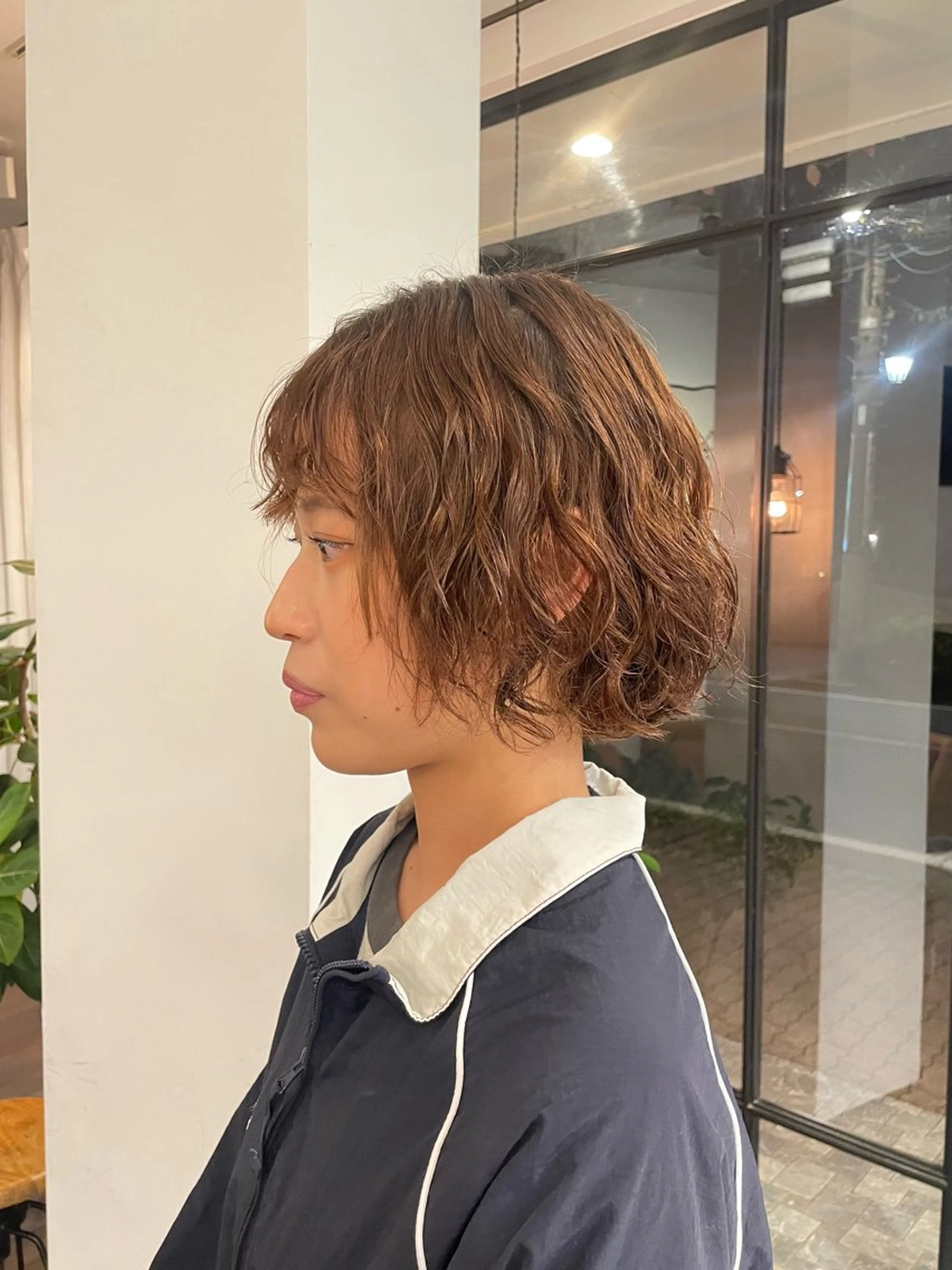 パーマ ボブ ウルフカット カット romano【ロマーノ】大泉学園所属・西野 優夏のヘアスタイル