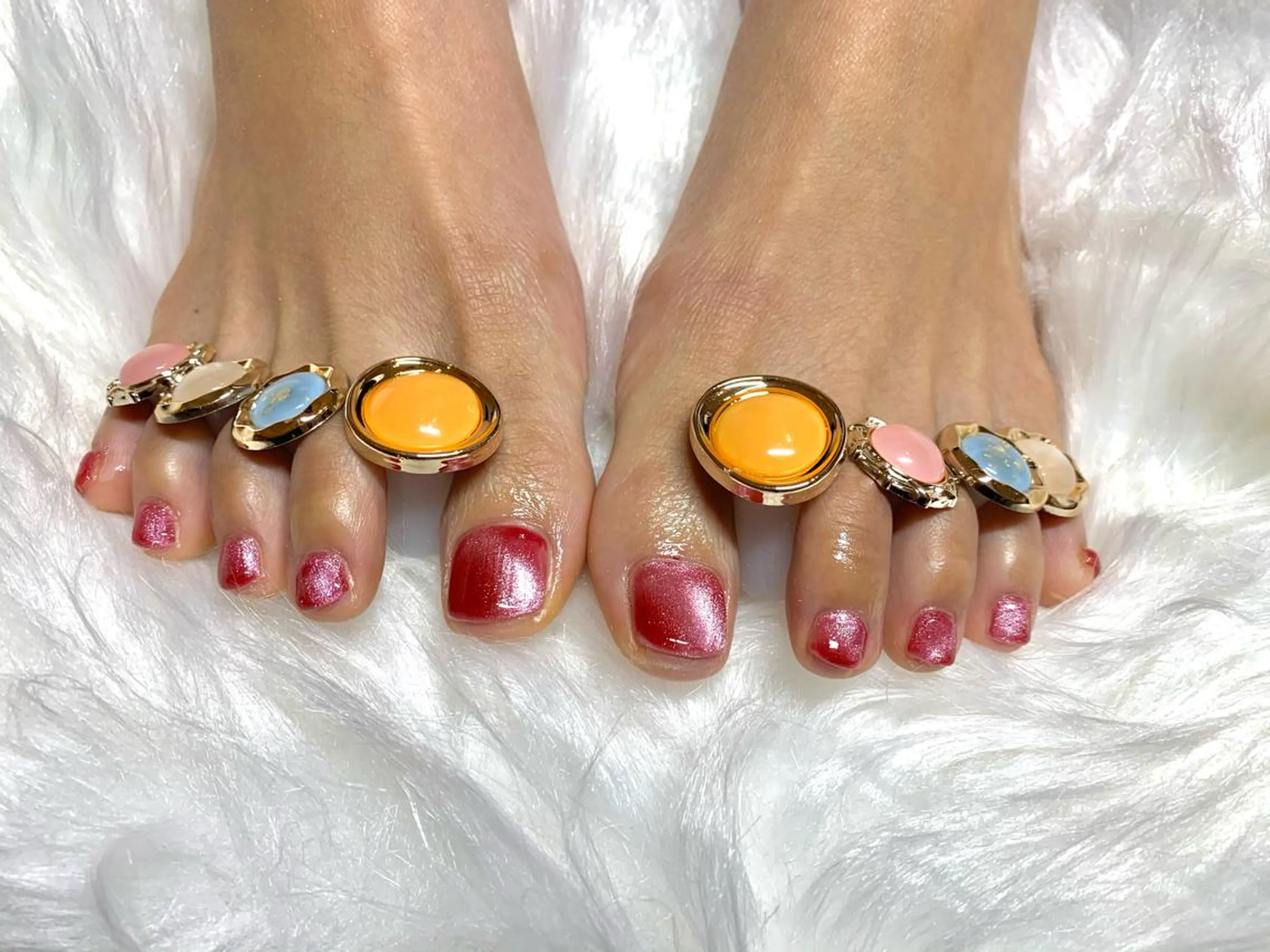 ネイル マグネットネイル aime 中崎町のネイルデザイン