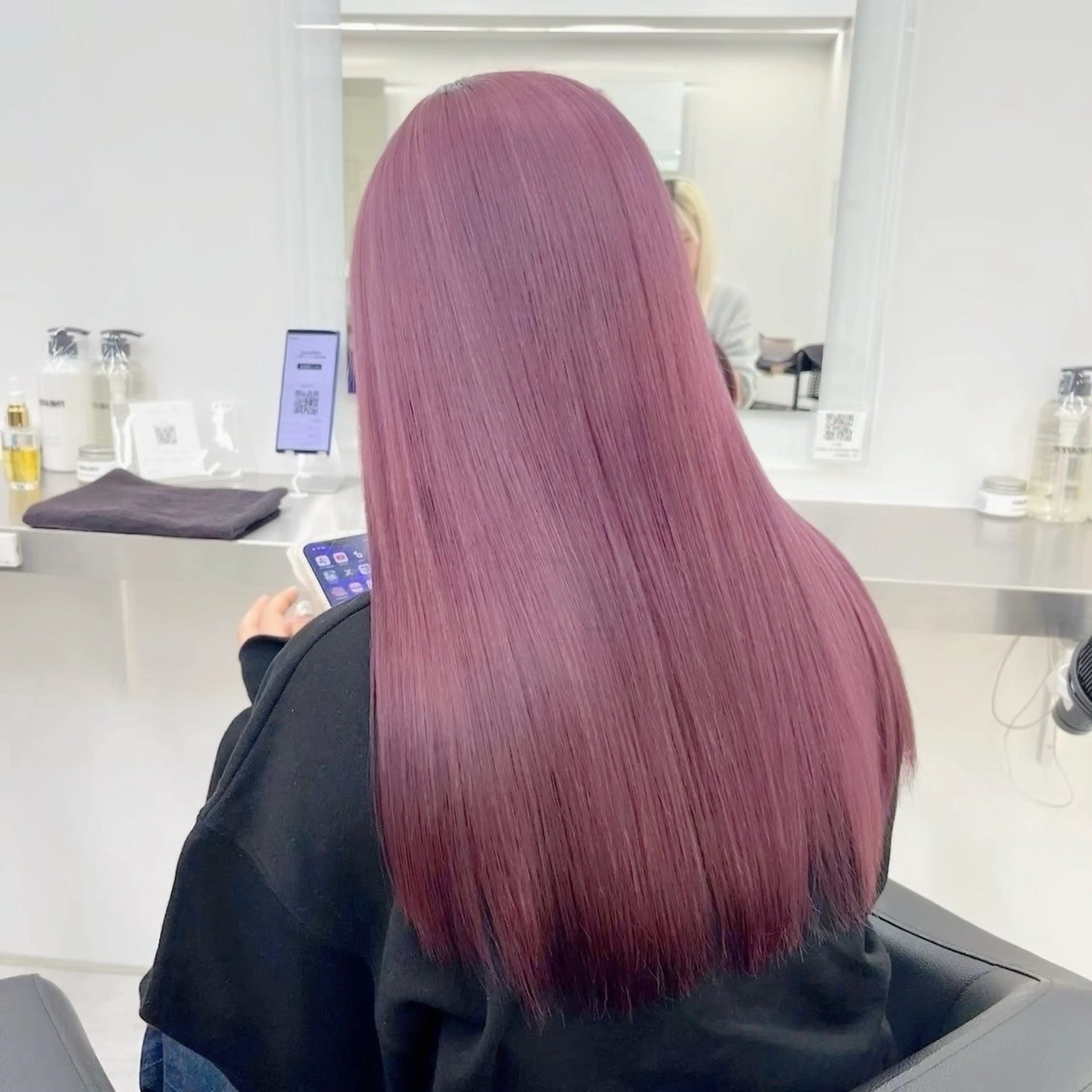 カラー ヘアカラー トリートメント ヘッドスパ ヘアセット 🎀ハイトーン✖︎ 暖色🎀RYUKAのヘアスタイル