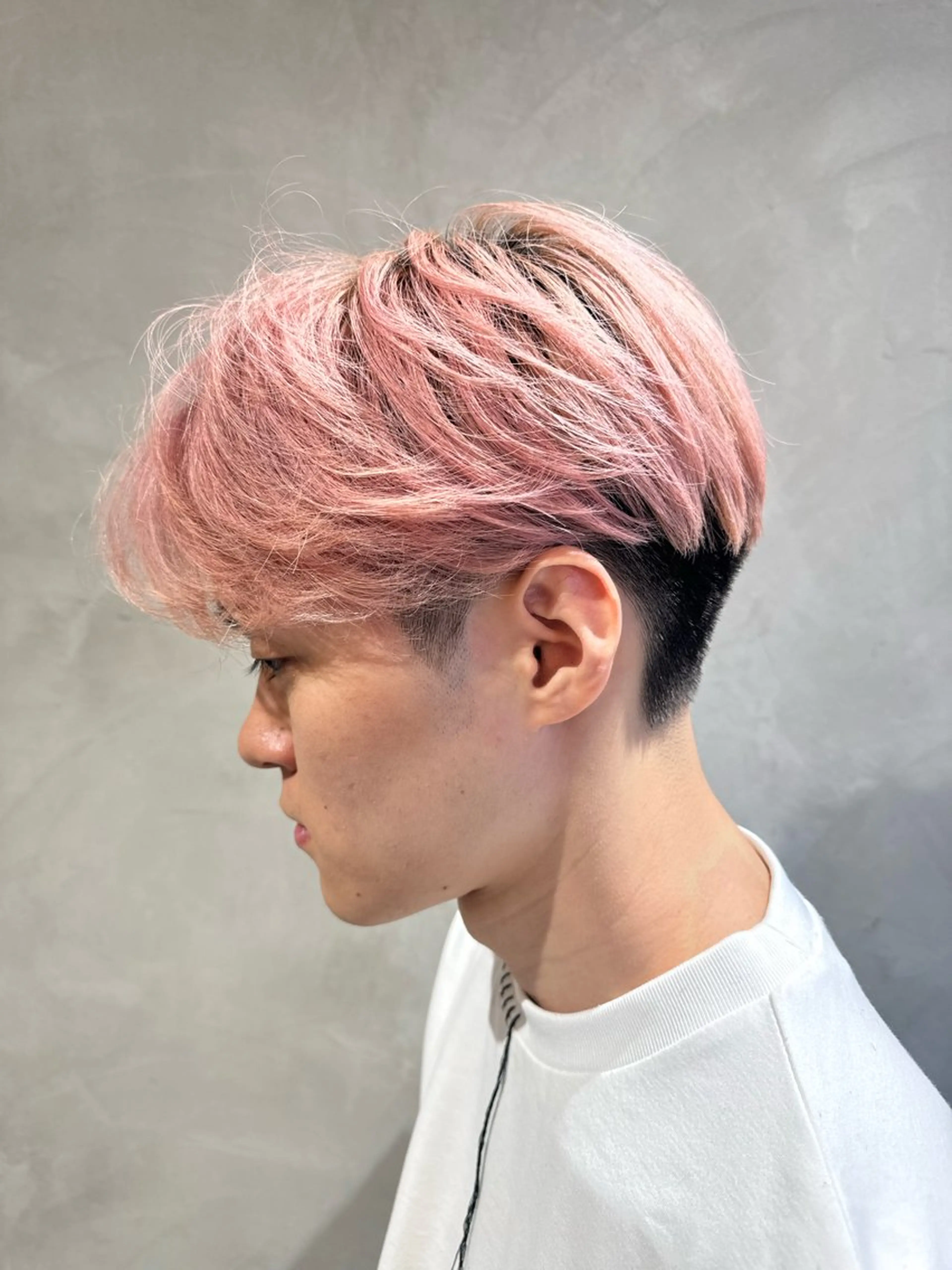 ショート パーマ メンズ センターパート メンズパーマ ニュアンスパーマ nico TOKYO 横浜所属・横浜/レイヤー/ カネコのヘアスタイル