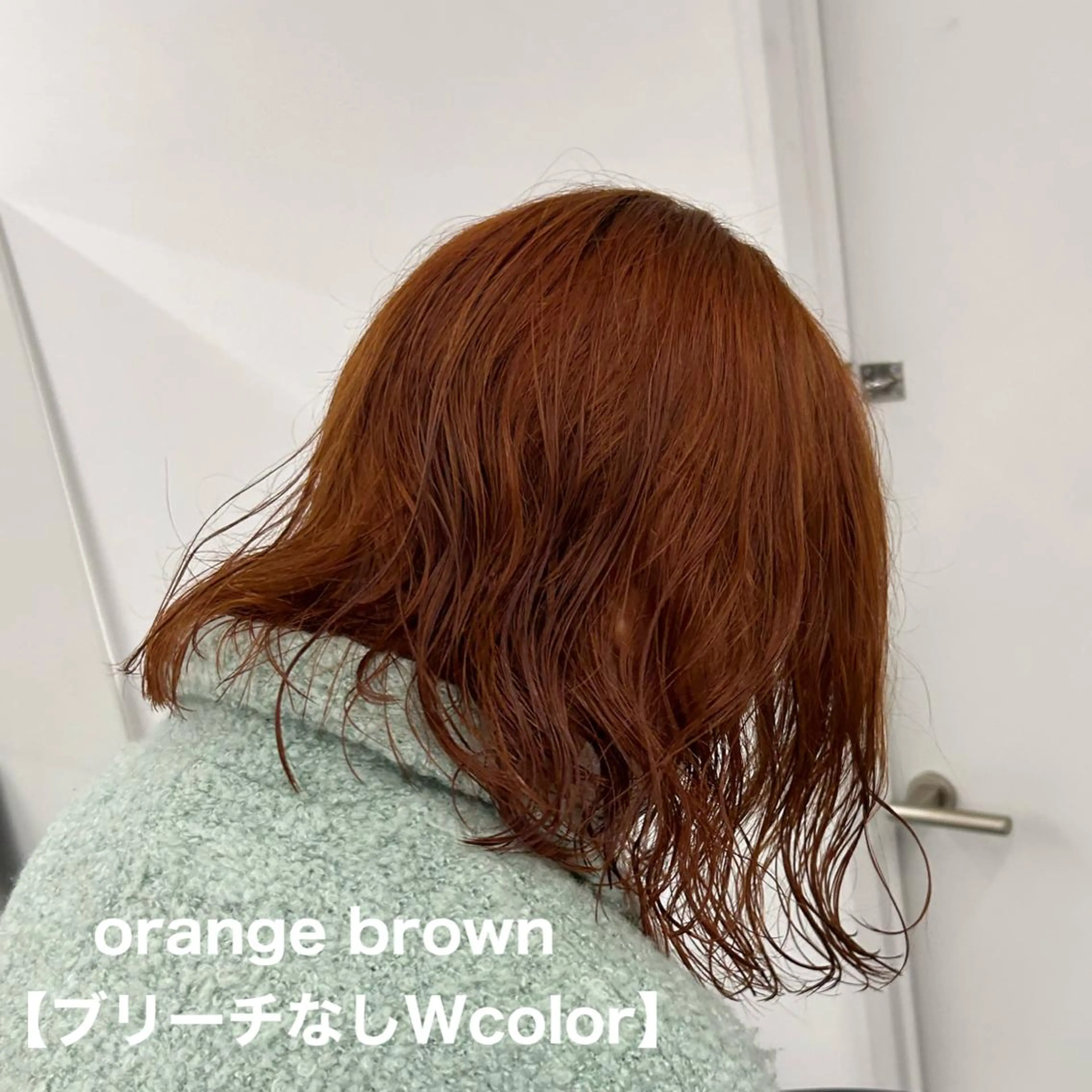 セミロング カラー セミロングパーマ 愛結 暖色カラー🎀🩰のヘアスタイル