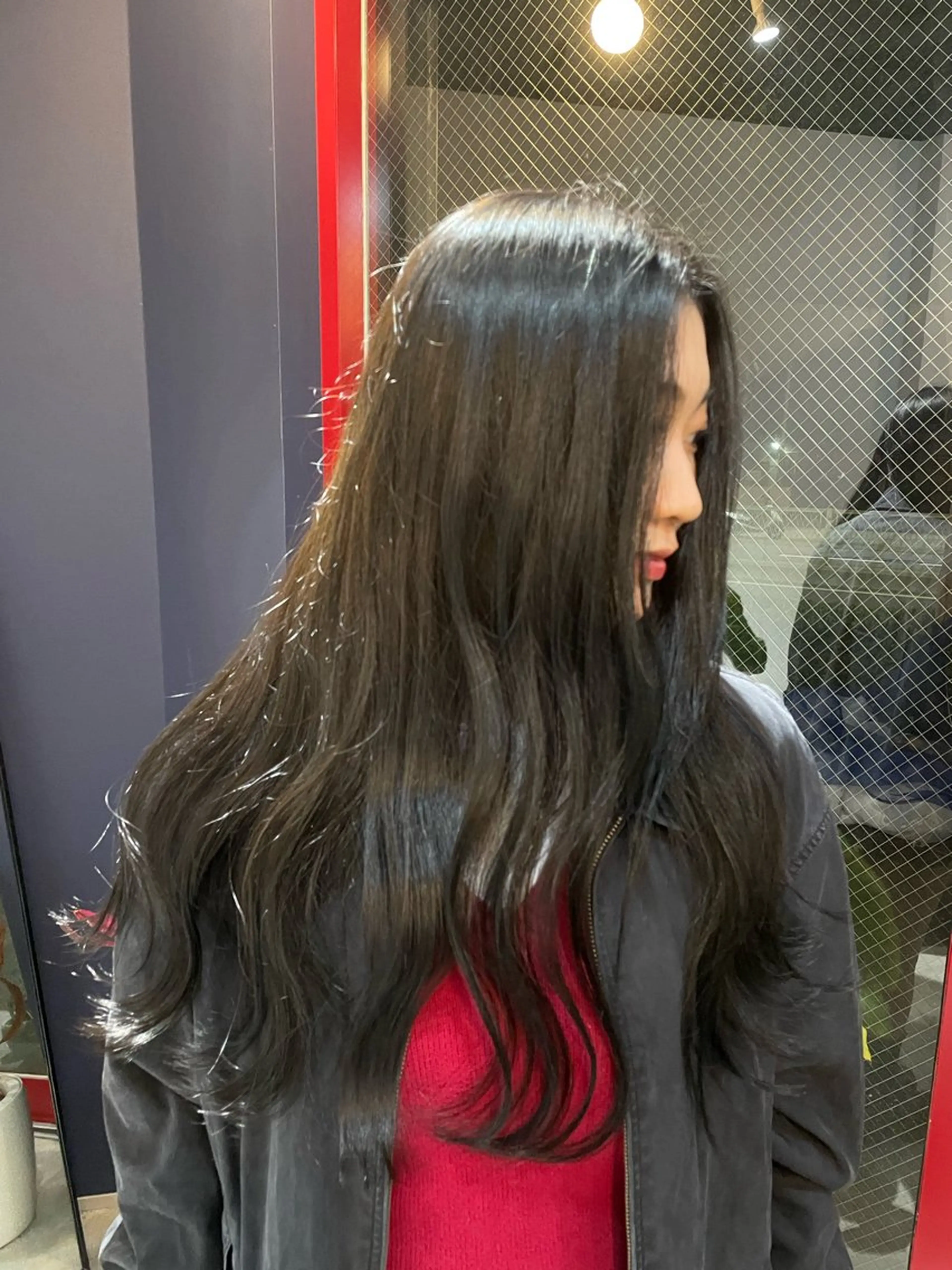 ロング カラー ヘアアレンジ ヘアカラー 透明感カラー🩶韓国 ヘア🩶ワカナのヘアスタイル