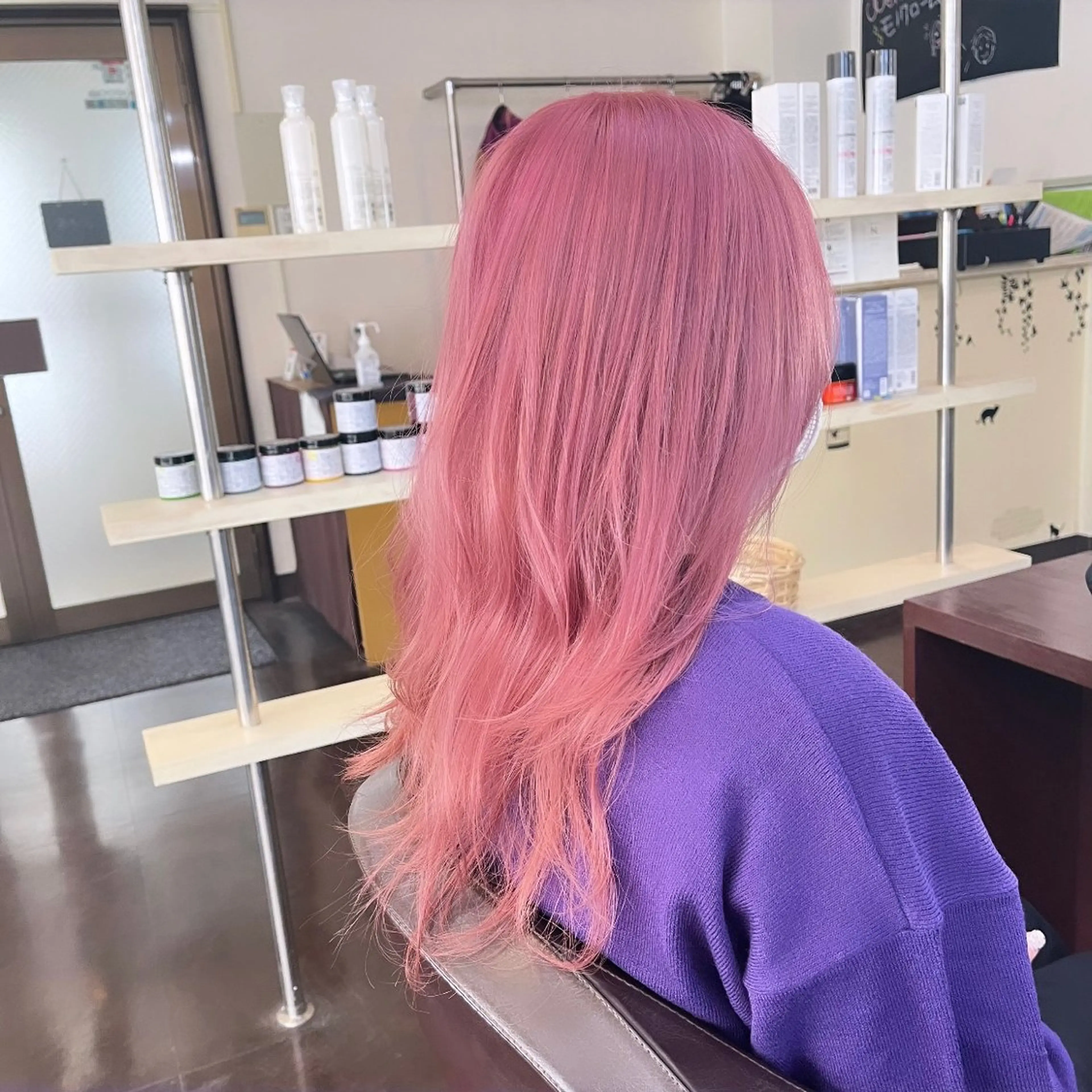 ロング 編み込みエクステ/ ハイトーン りょすけのヘアスタイル