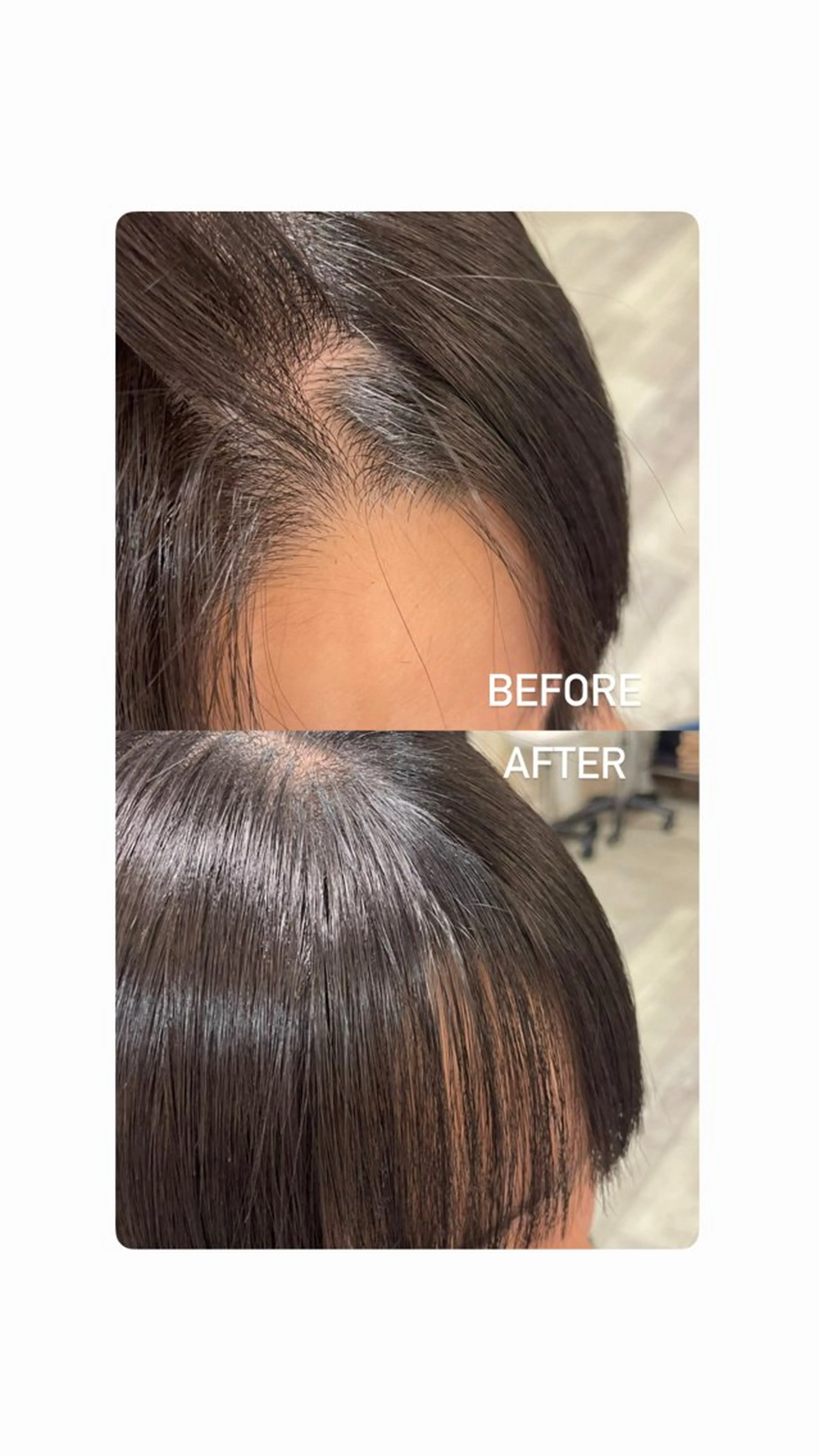 【浮きグセ・割れ目矯正 】前髪クロス・ダウンパーマの写真