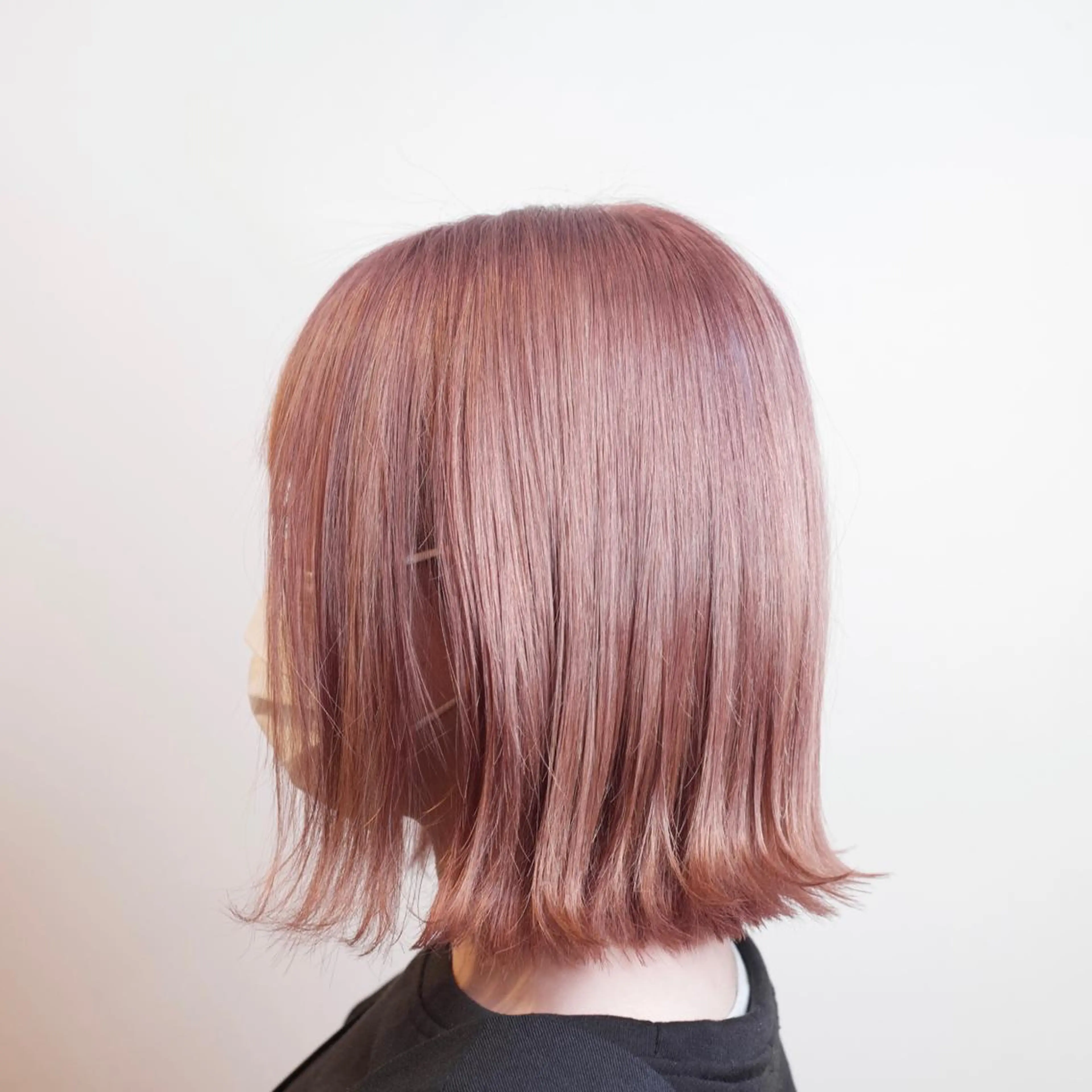 ミディアム 切りっぱなしボブ ボブ NOON    hair make+happy time所属・🌟NOON🌟 野崎謙吾のヘアスタイル