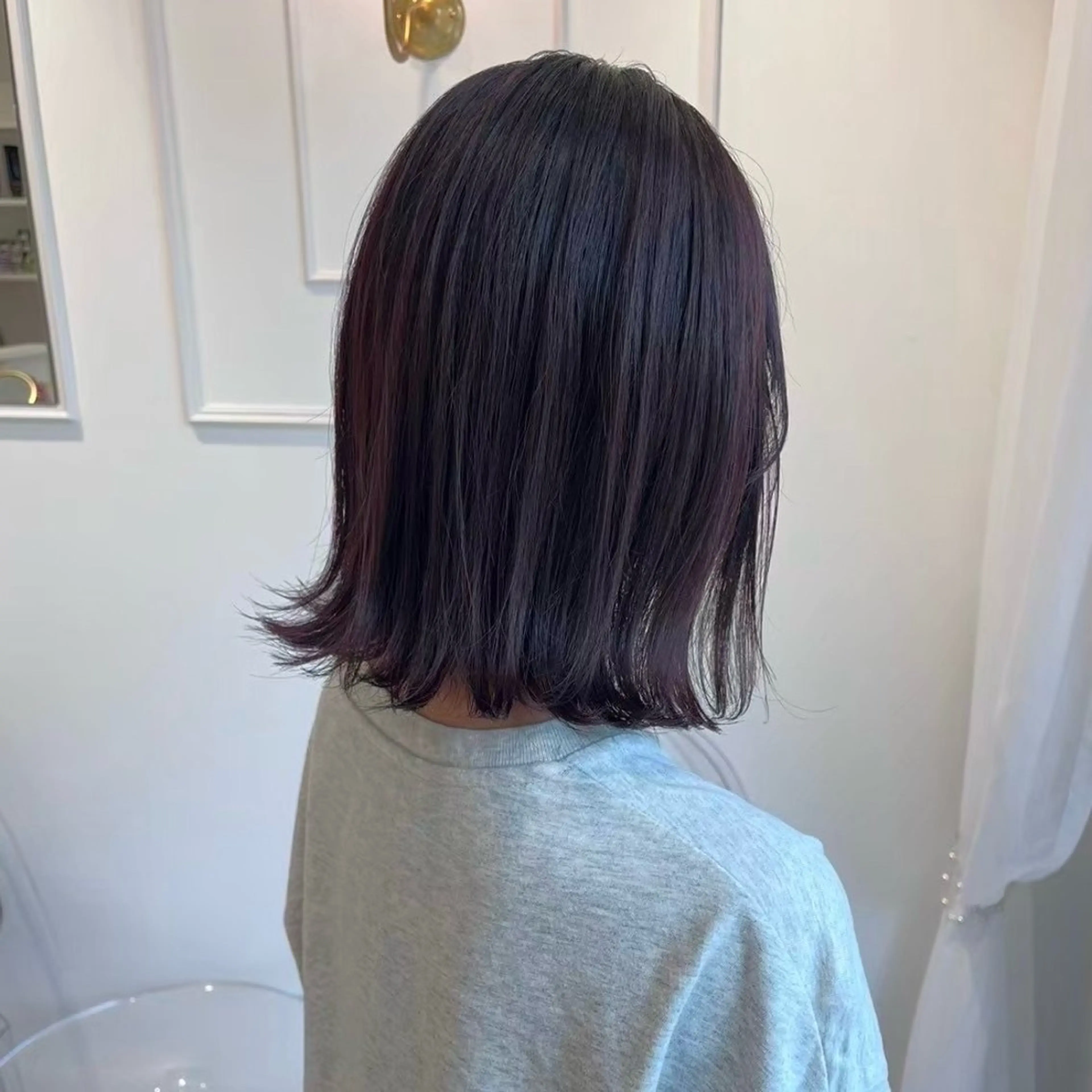 ミディアム カラー Parve Mix 森 美遥🇰🇷🩶のヘアスタイル