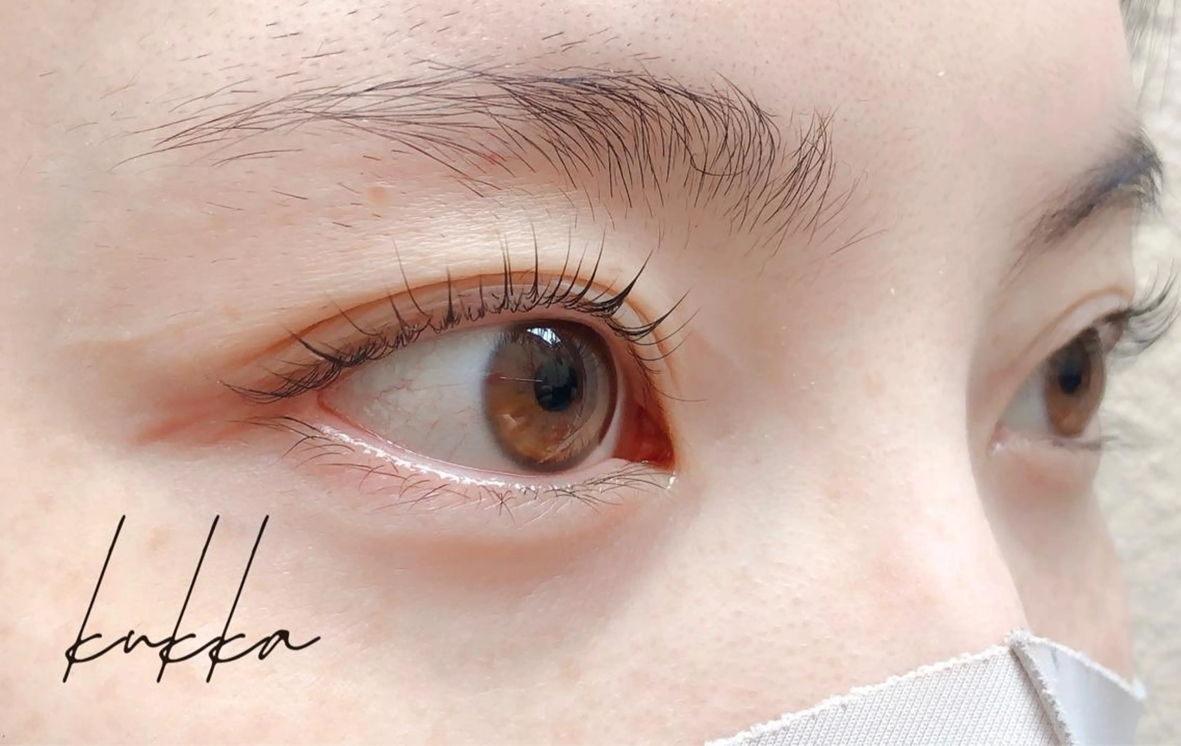 当日予約限定❣️パリジェンヌラッシュリフト5000円👀✨根元からスッキリまつげを長く見せます🥰の写真