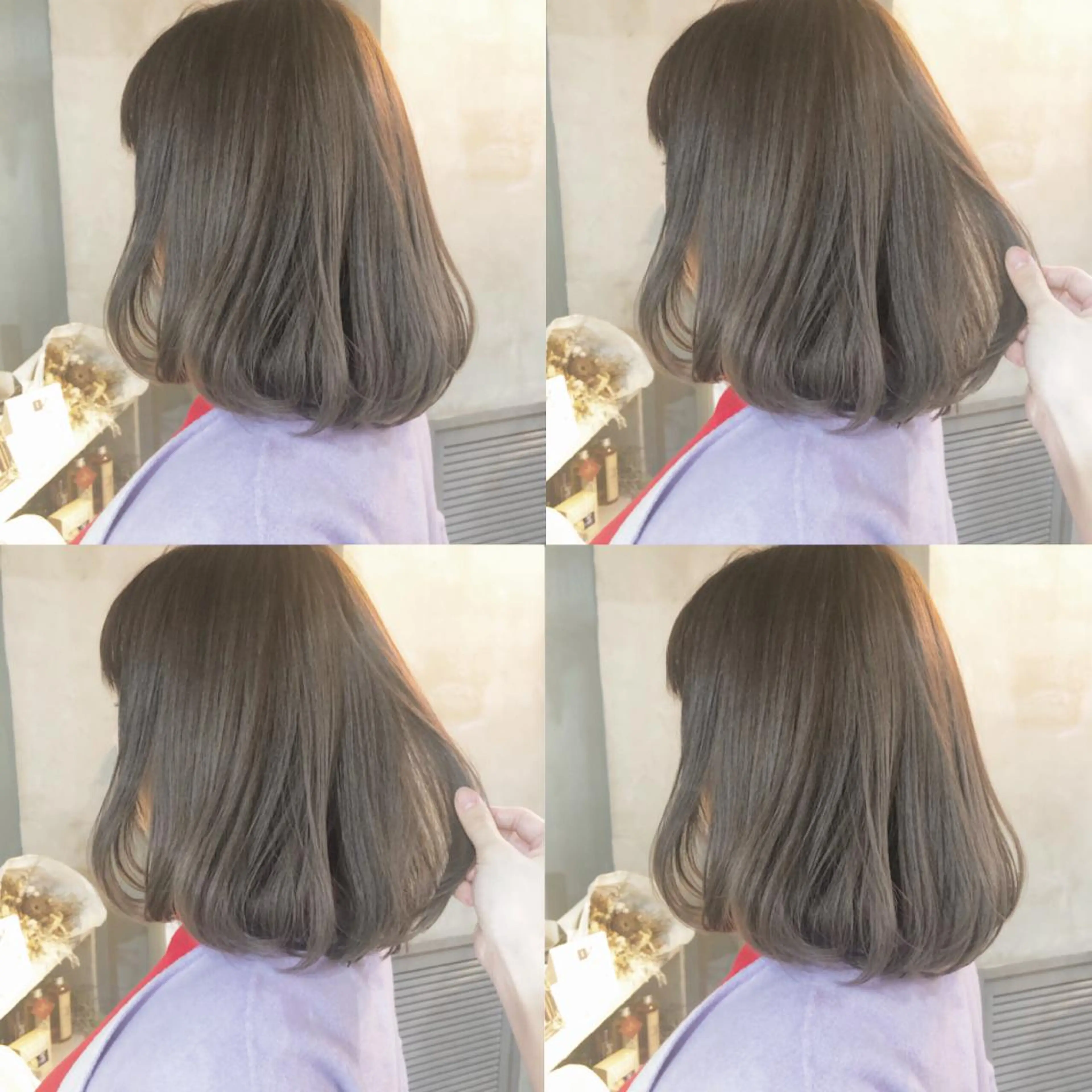 ミディアム カラー ブリーチ ヘアカラー sano sayakaのヘアスタイル