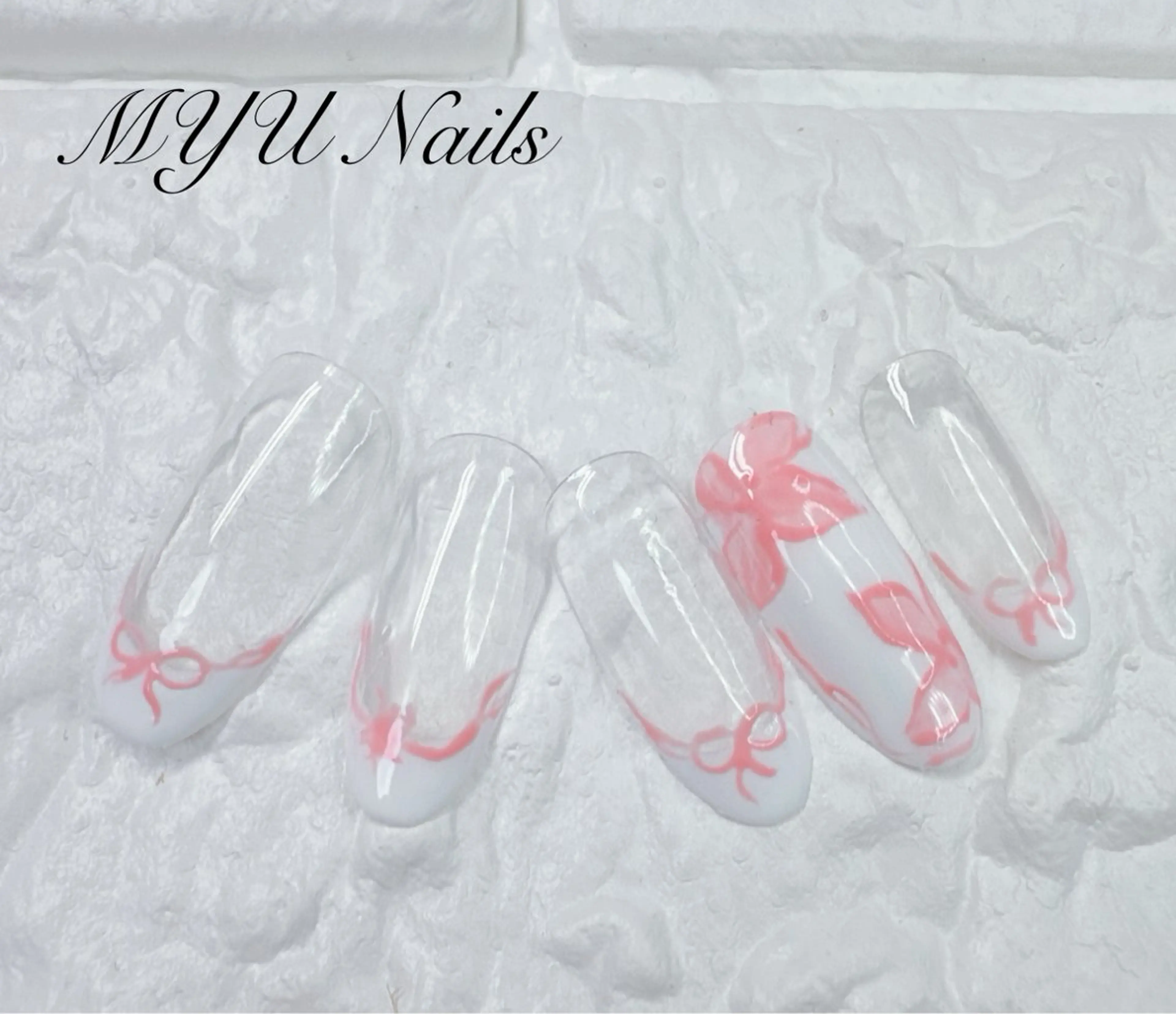 ネイル アートネイル ジェルネイル 持ち込み ニュアンスネイル パラジェル ハンドネイル MYU Nails所属・MYU Nailsのネイルデザイン