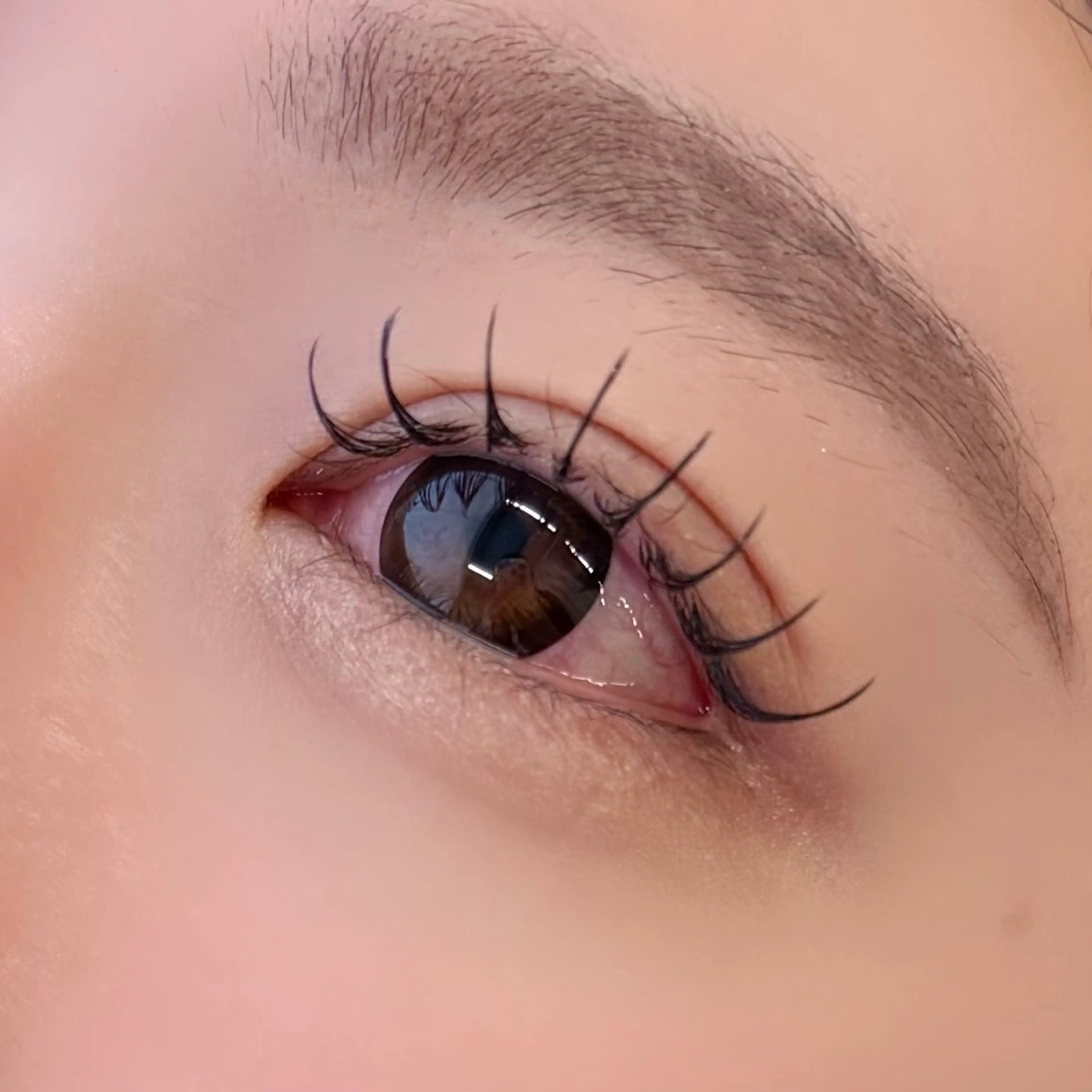 マツエク・マツパ フラットラッシュ しみず🌙💭 ぱっちり束感/横浜のマツエク・マツパデザイン