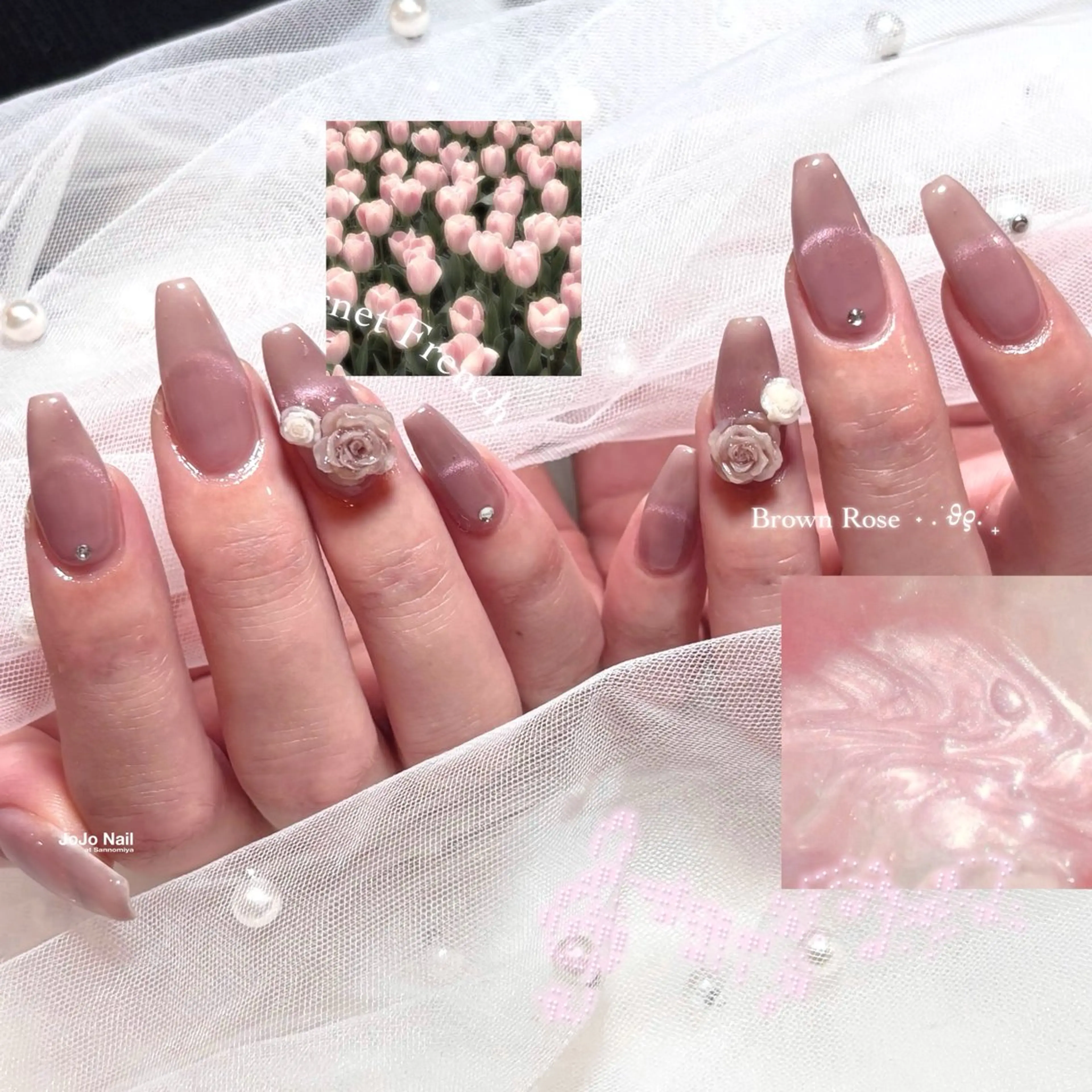 ネイル フレンチネイル ハンドネイル SERINA.K /JOJO@三宮のネイルデザイン