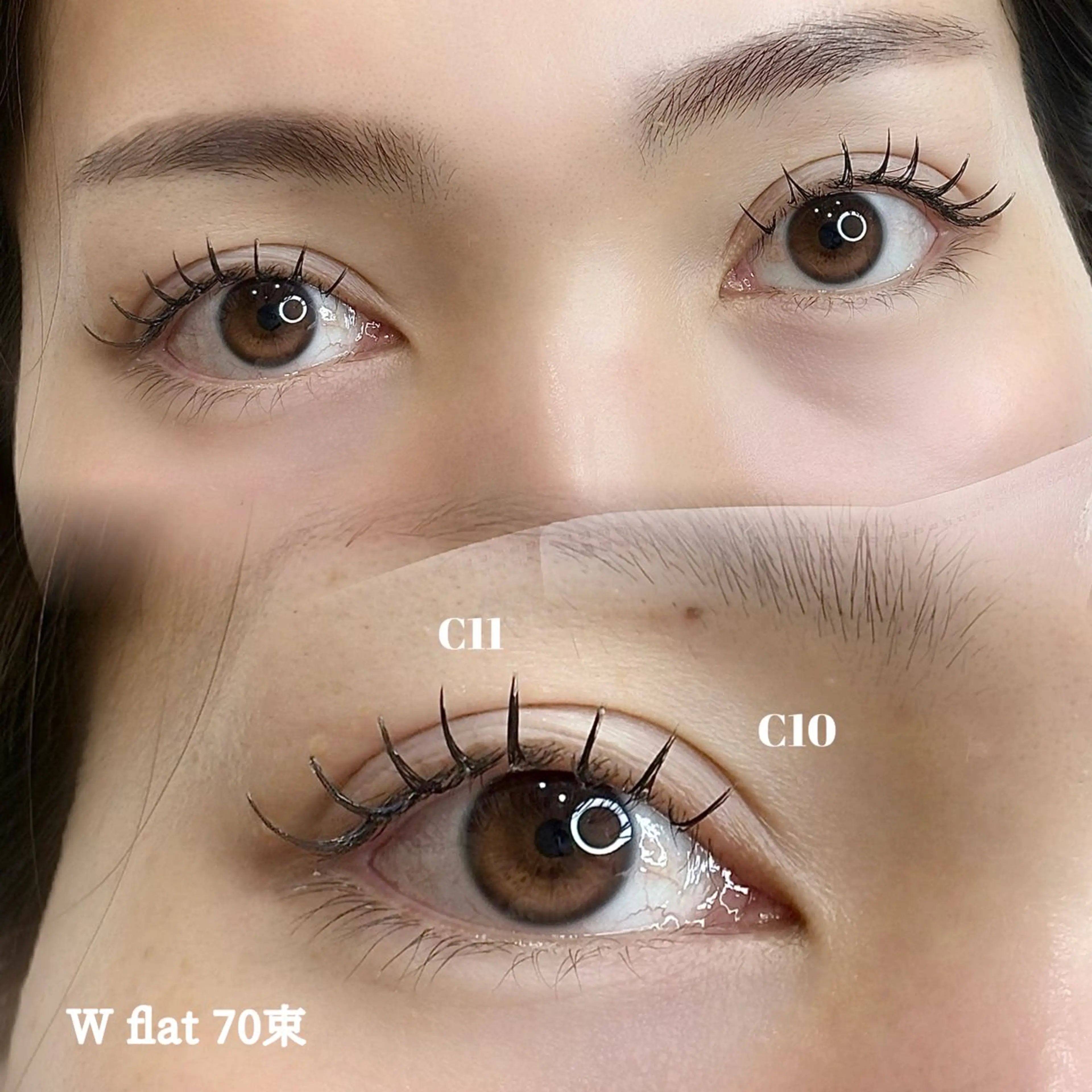 マツエク・マツパ WHITE  LASH 西宮店所属・WHITE LASH 西宮【REIKA】のマツエク・マツパデザイン