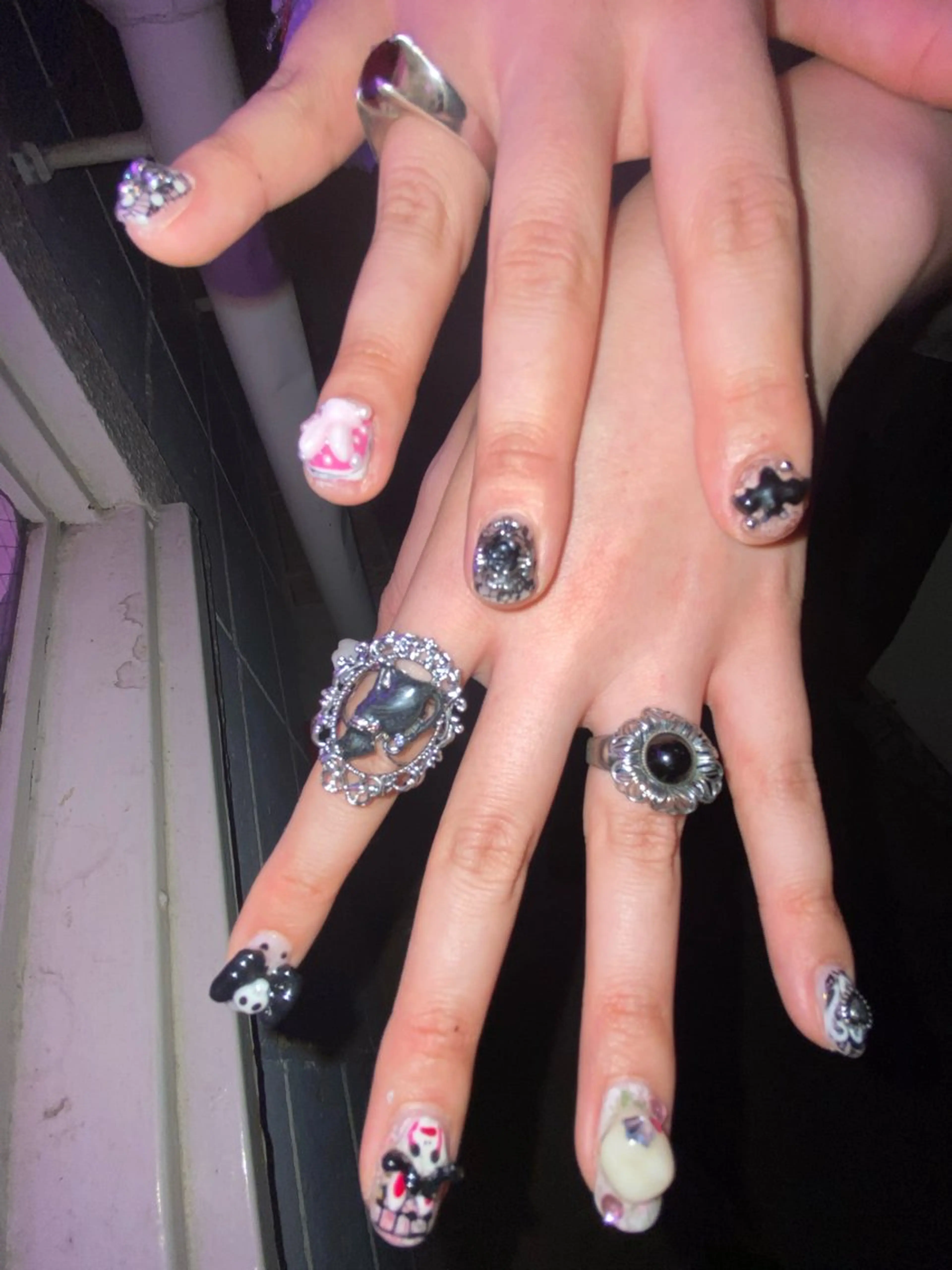 ネイル .unff所属・hana (..)個 性派/メンズネイル◎のネイルデザイン