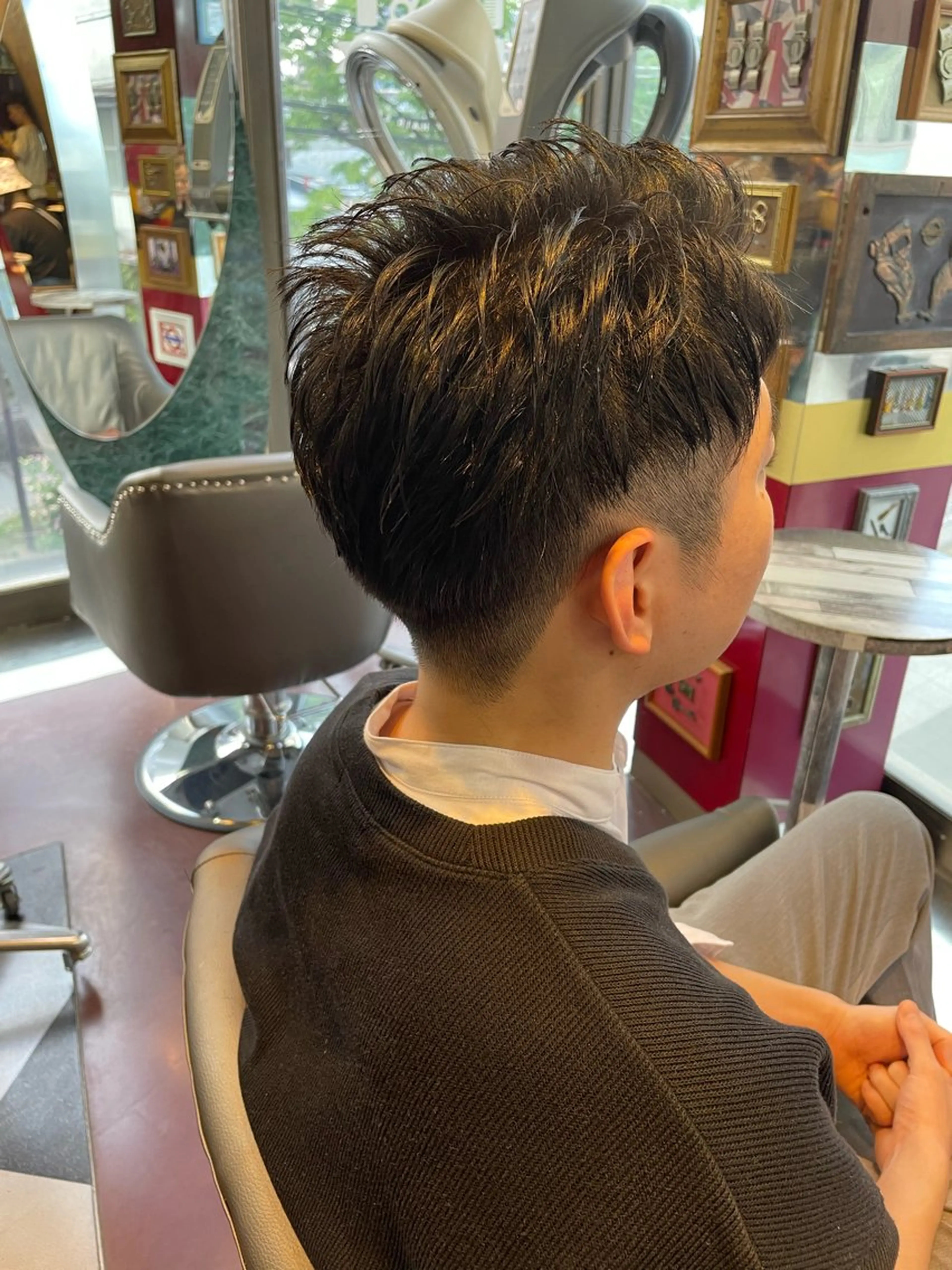 メンズ スパイキーショート 👑派手髪/カット 👑ANRYのヘアスタイル