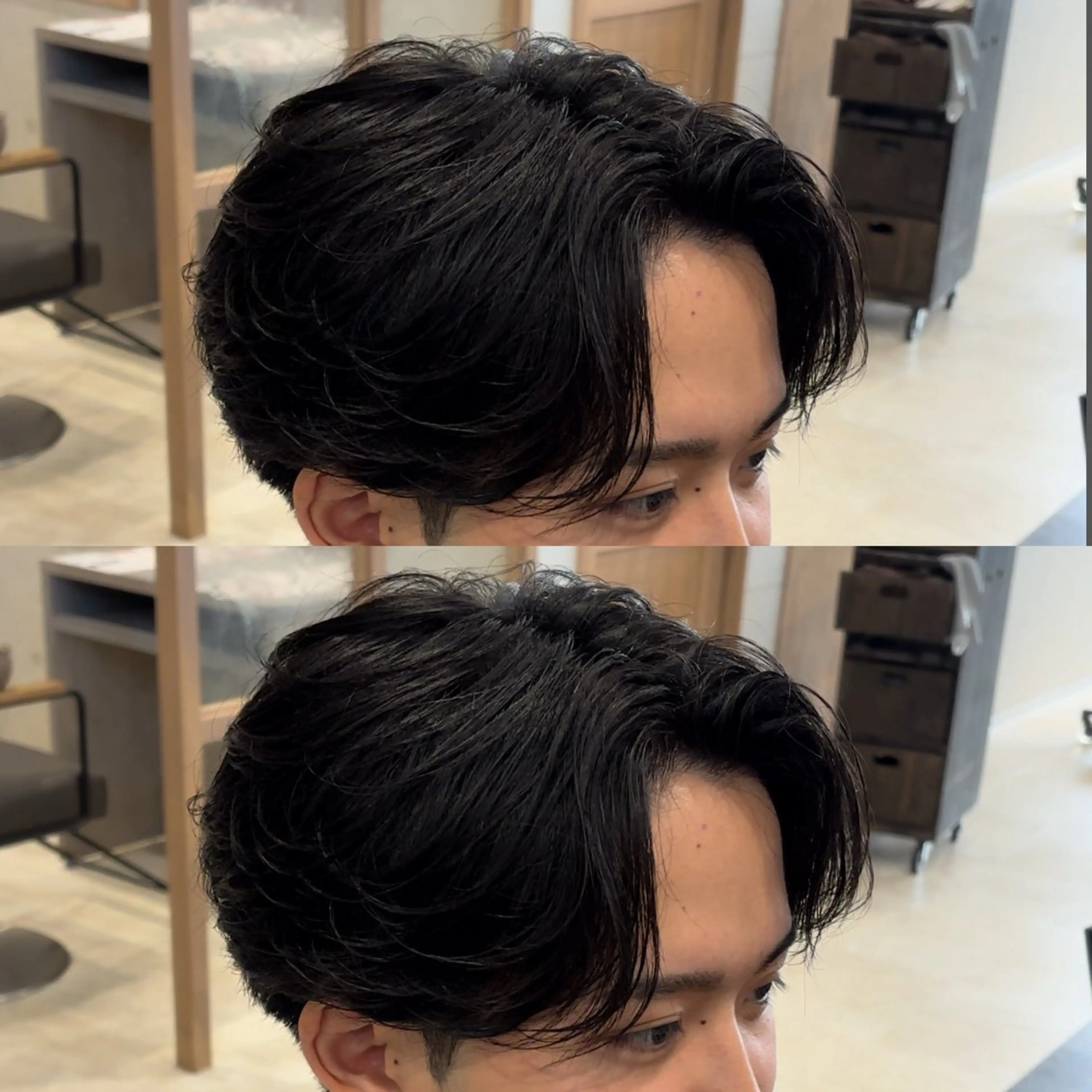 【ミニモ学割🧑🎓】メンズカット+縮毛矯正+トリの写真