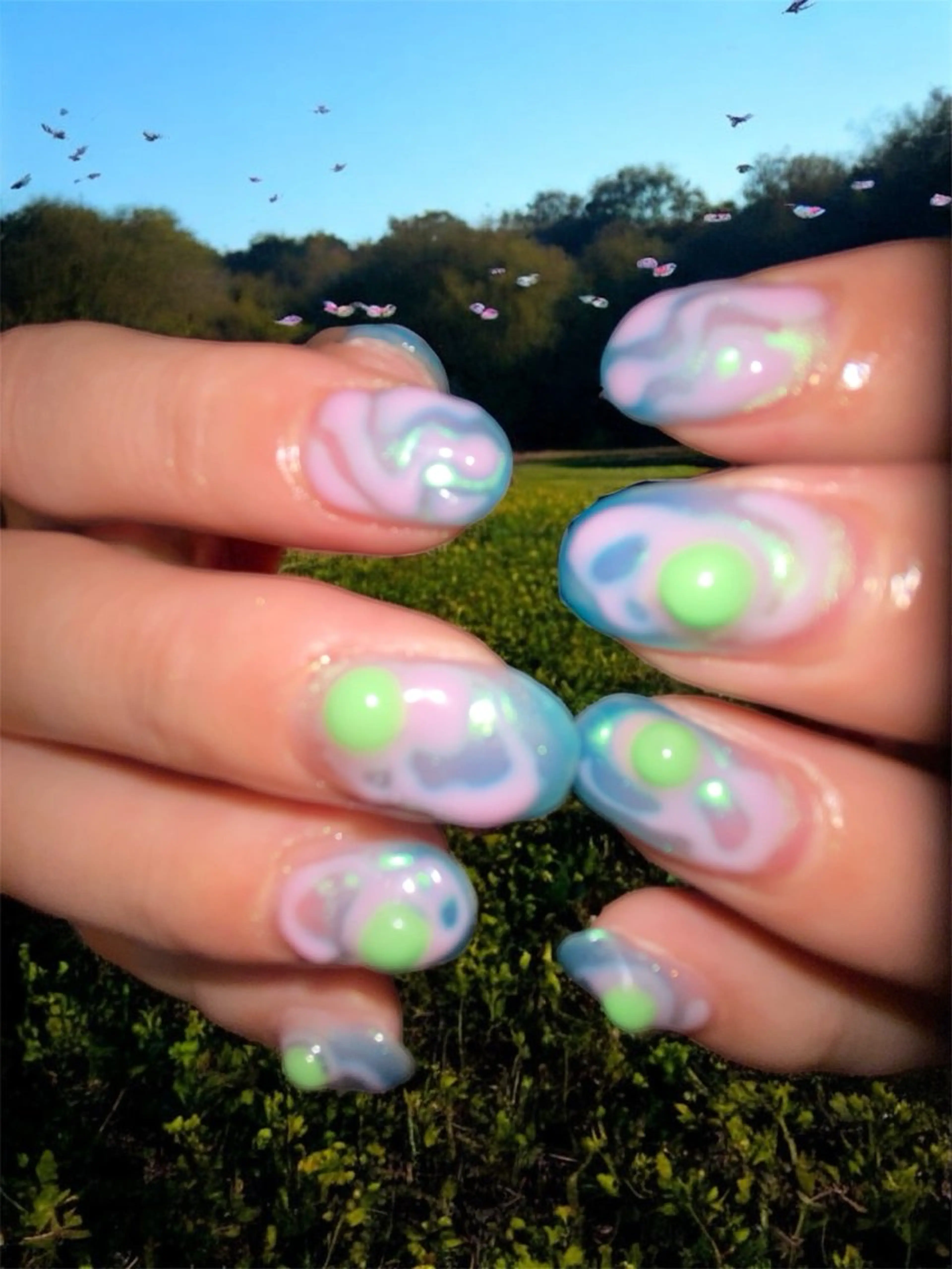 ネイル ハンドネイル NICO nail　三軒茶屋店　ネイル＆アイラッシュ所属・oichan 𖦹°‧のネイルデザイン