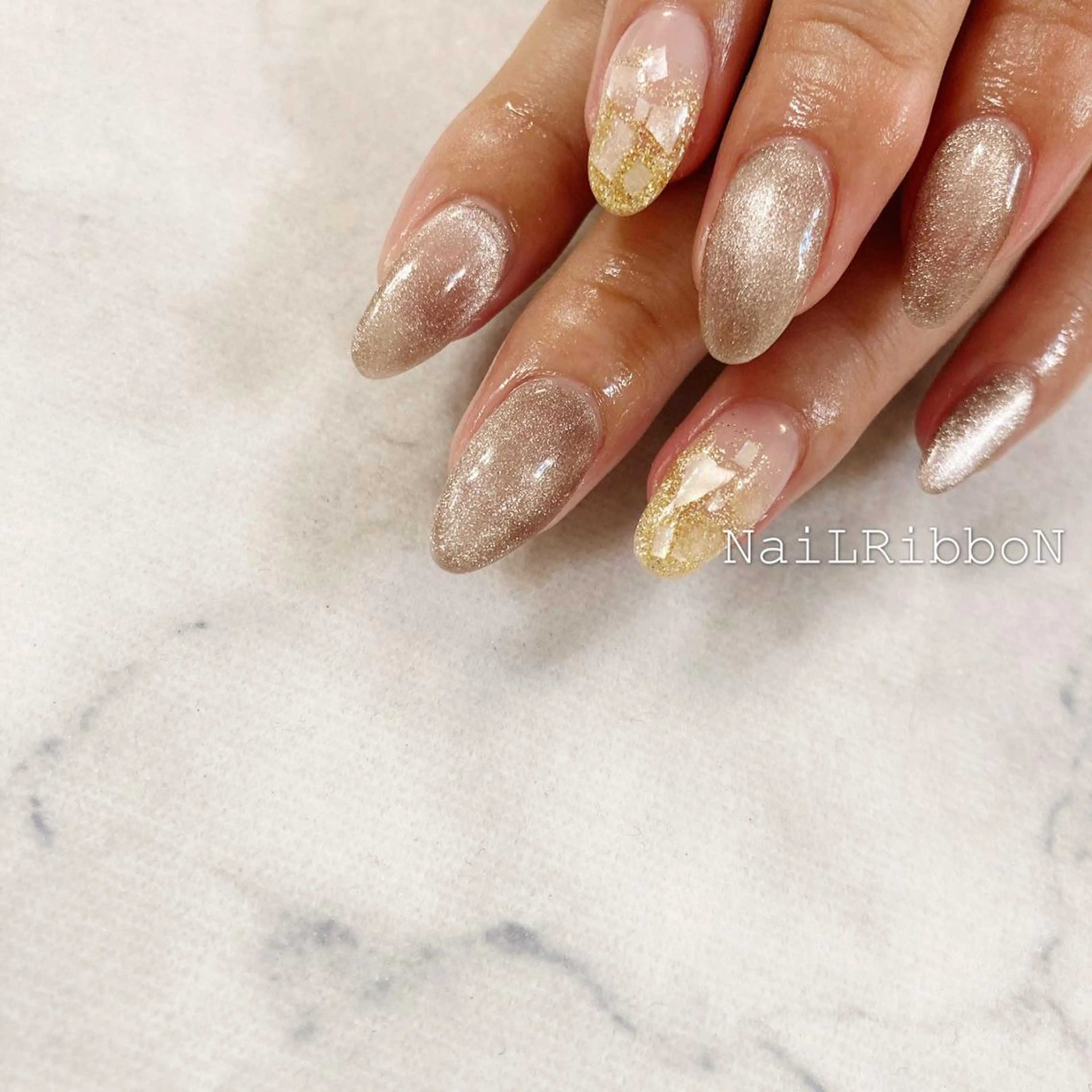 ネイル ネイルリボン 伊藤のネイルデザイン