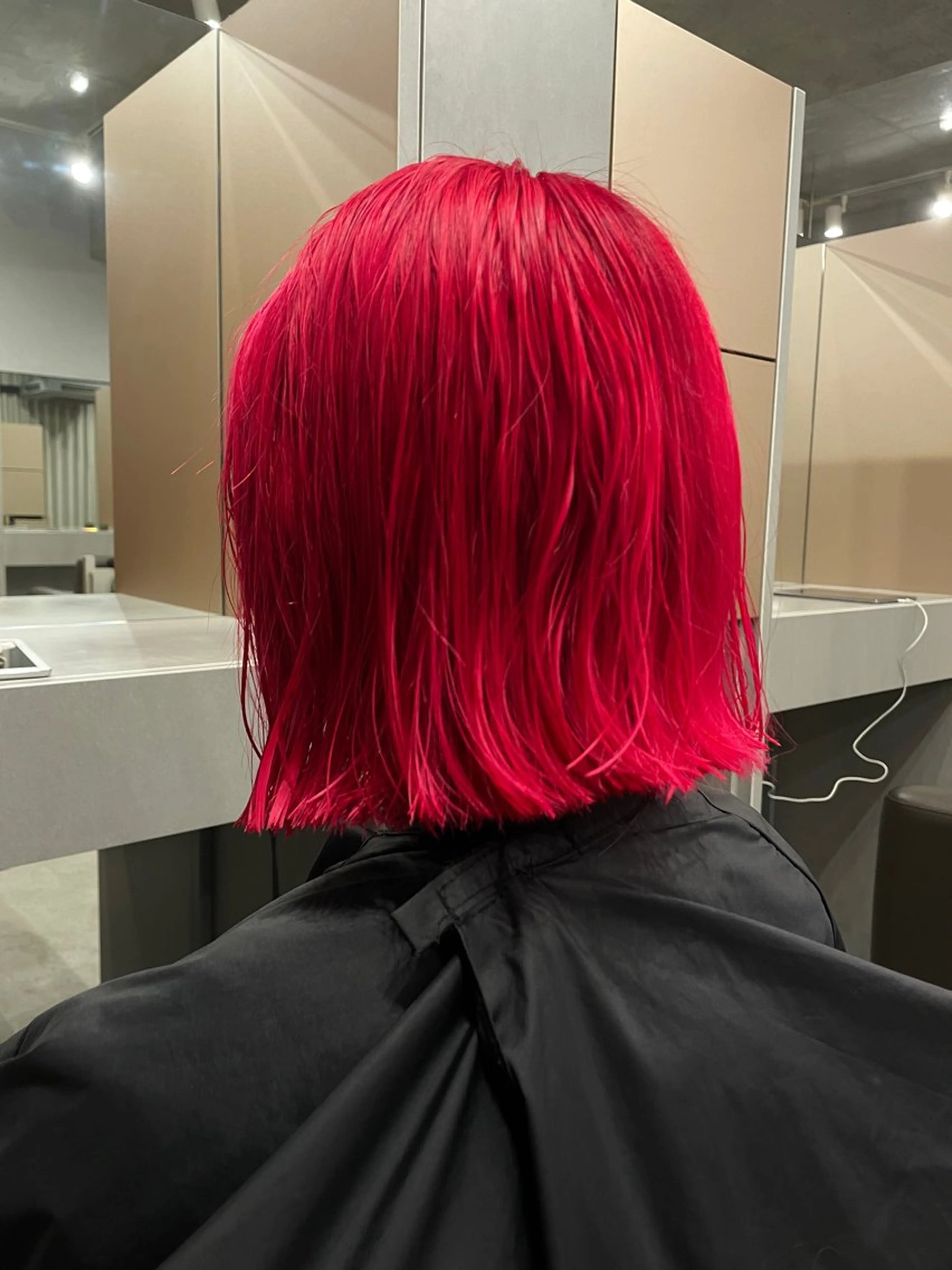 ミディアム カラー レイヤー募集中✅/ パーマ‪/表参道のヘアスタイル