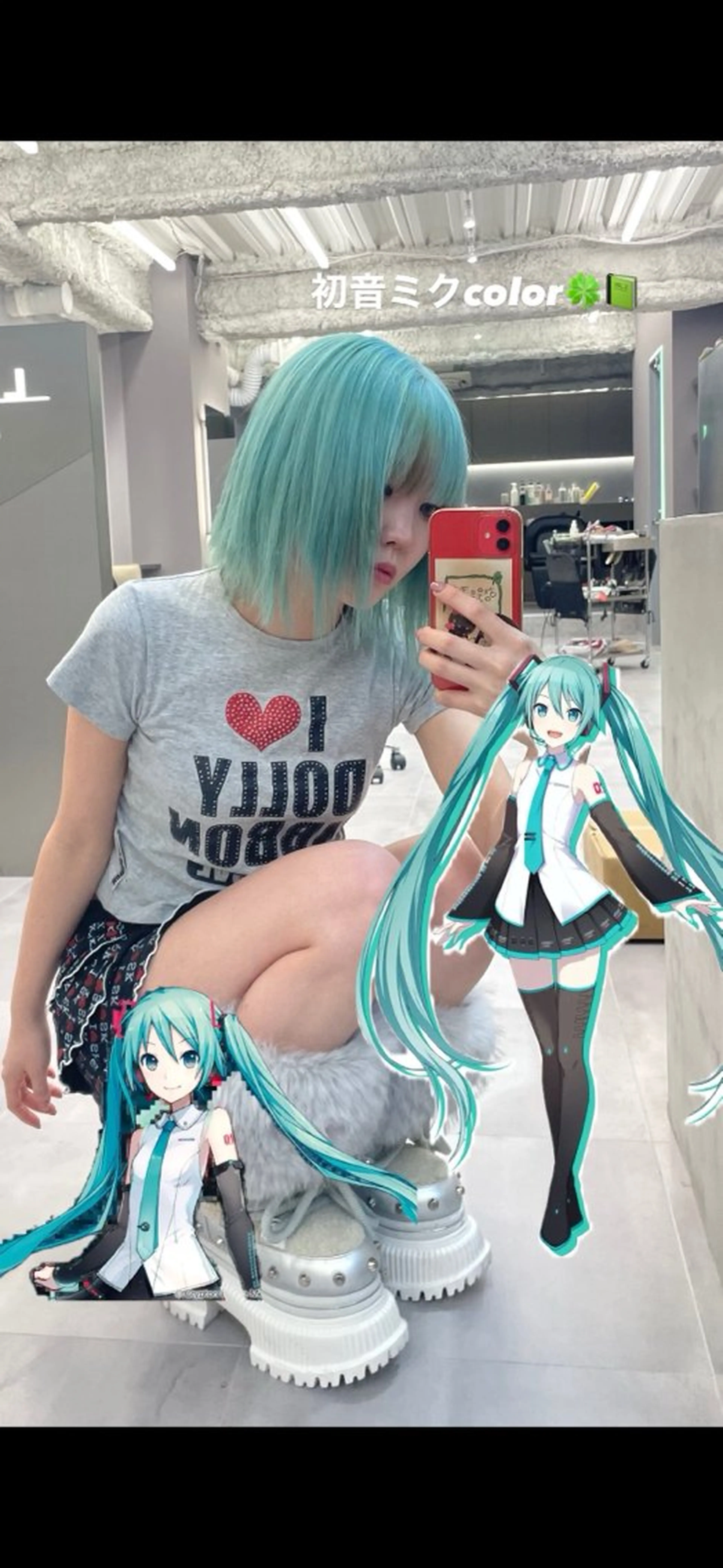 ミディアム カラー 名古屋／デザイン／ ブリーチ/松井亮磨のヘアスタイル