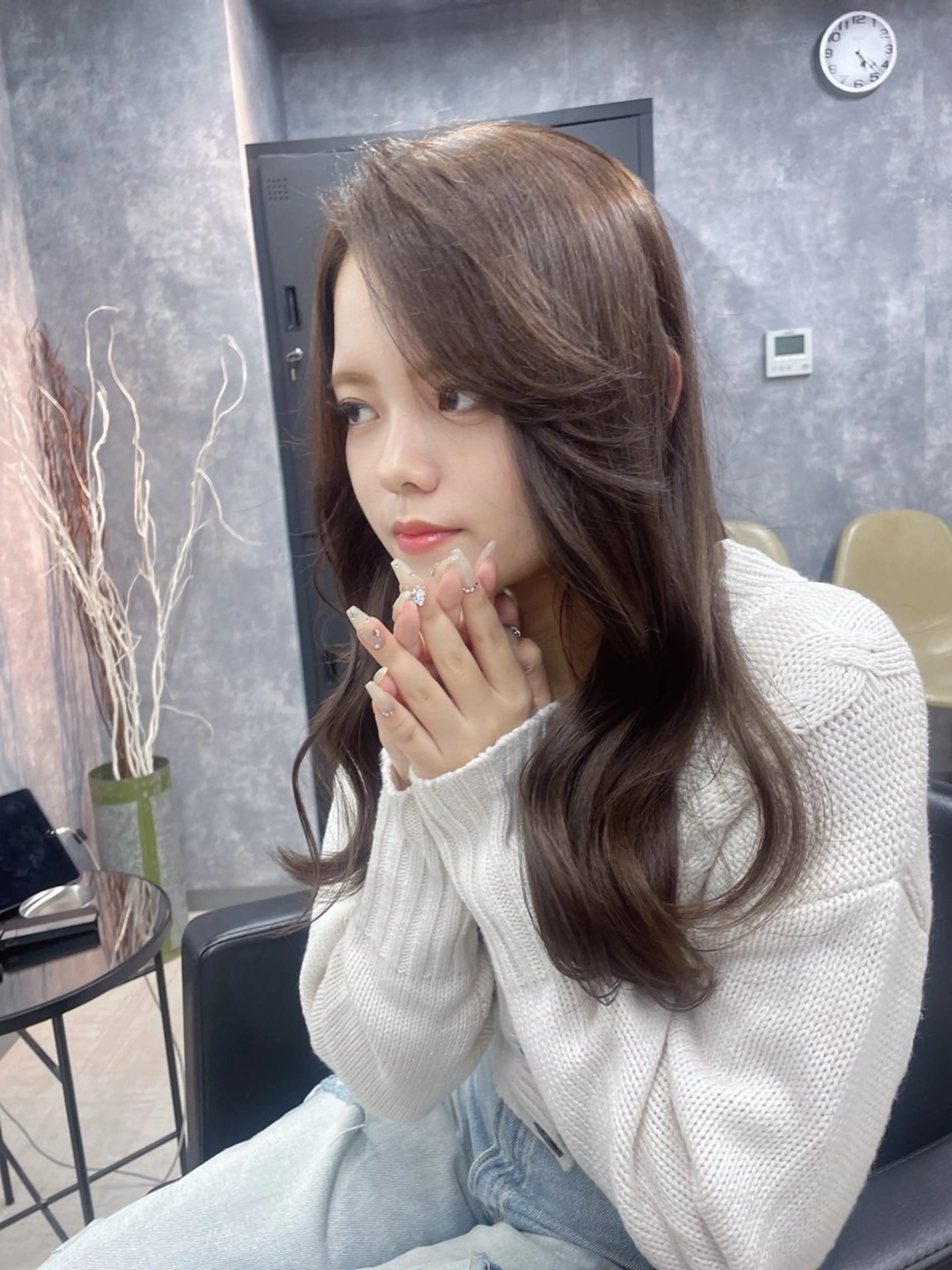 ロング カラー カット トリートメント 宮城 ほのかのヘアスタイル