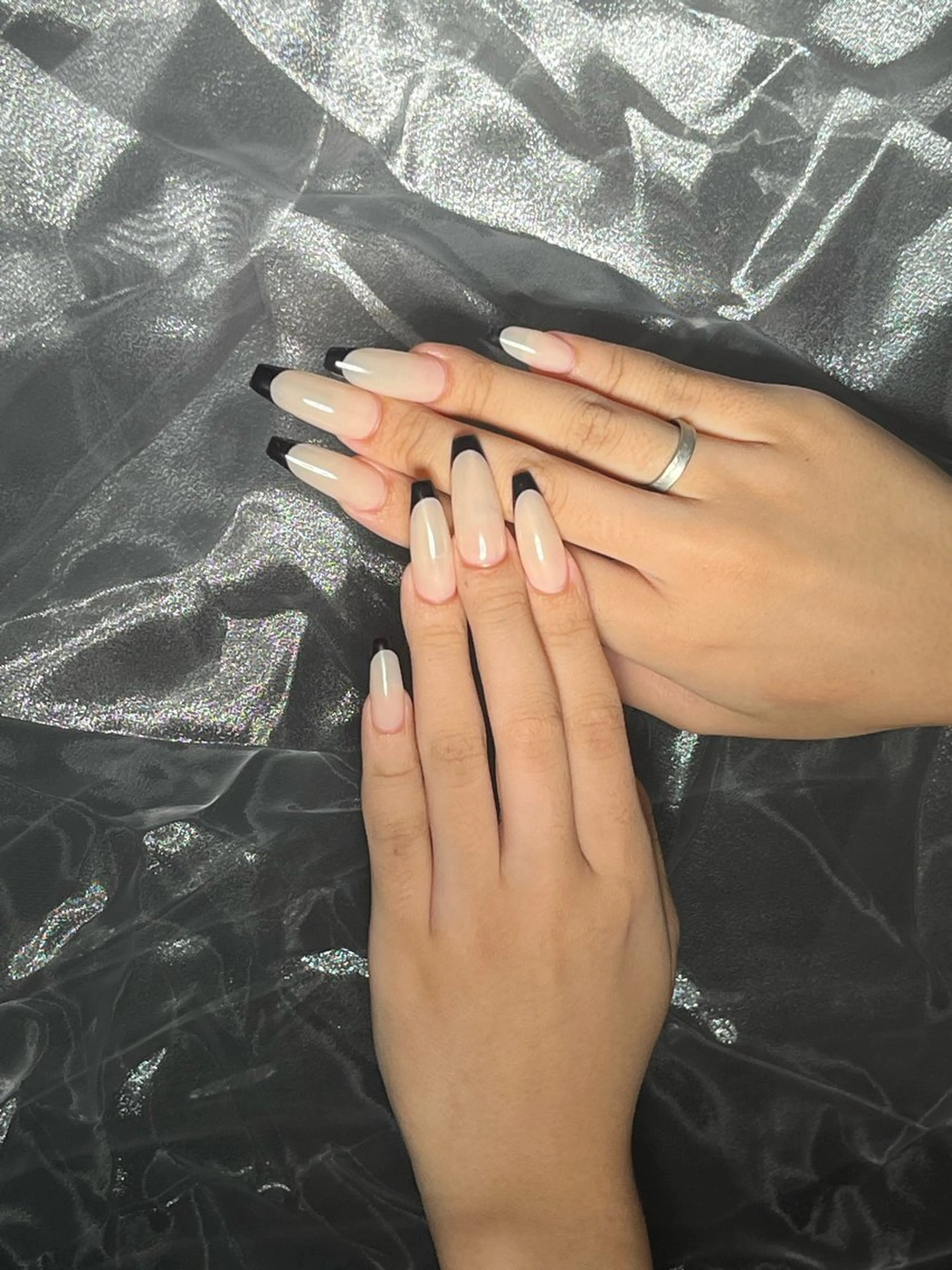 【オフ有】フレンチネイル💅🏻ベースカラーありの写真