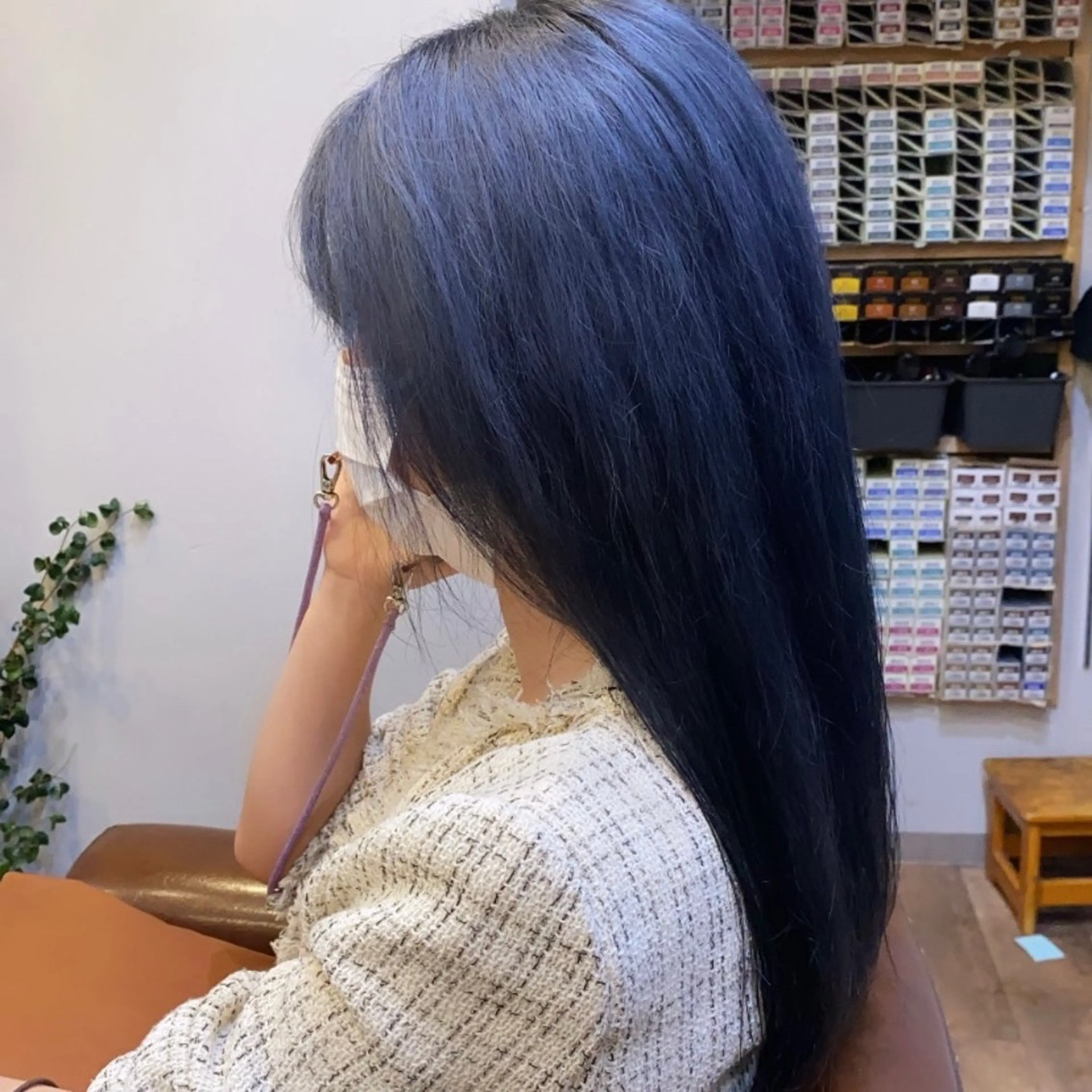 ロング カラー ブリーチ ヘアカラー トリートメント ハイトーン/レイヤー カット/TAKEのヘアスタイル