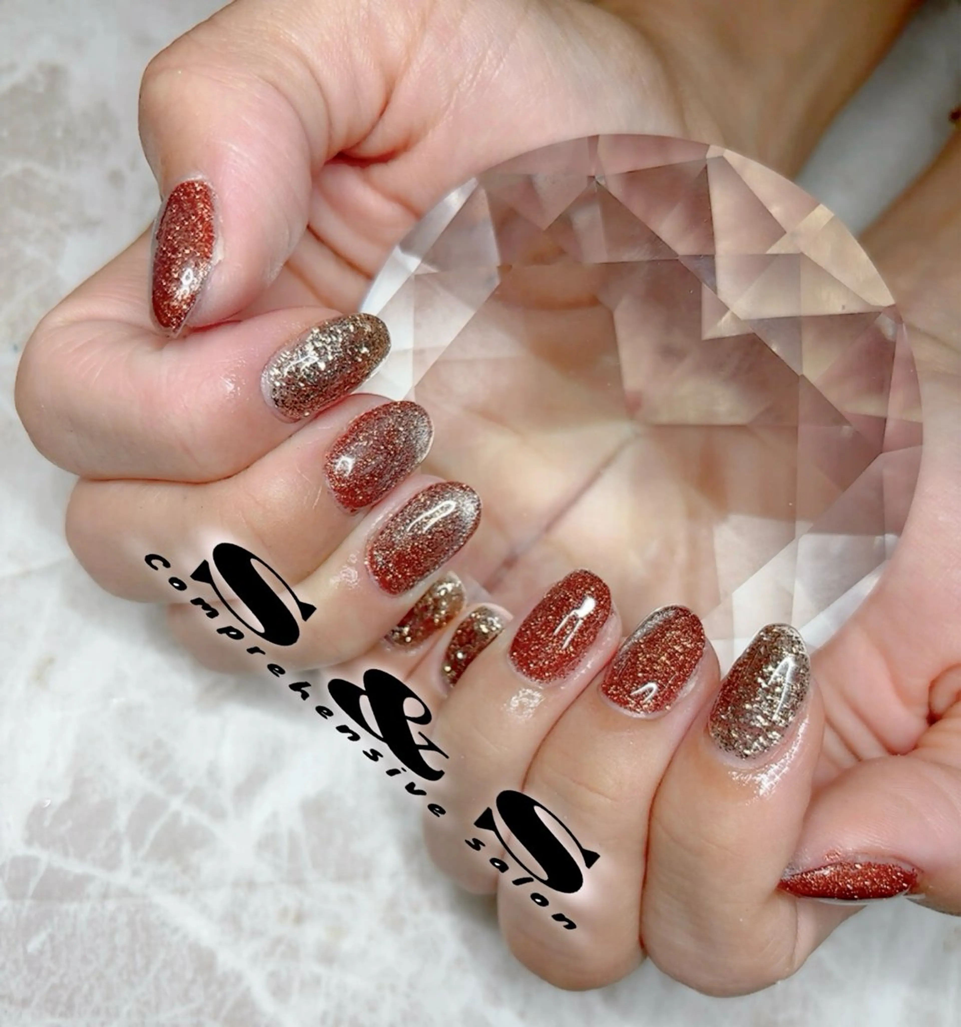 ネイル 長さ出し マグネットネイル メンズネイル 持ち込み S&S 村田小百合のネイルデザイン