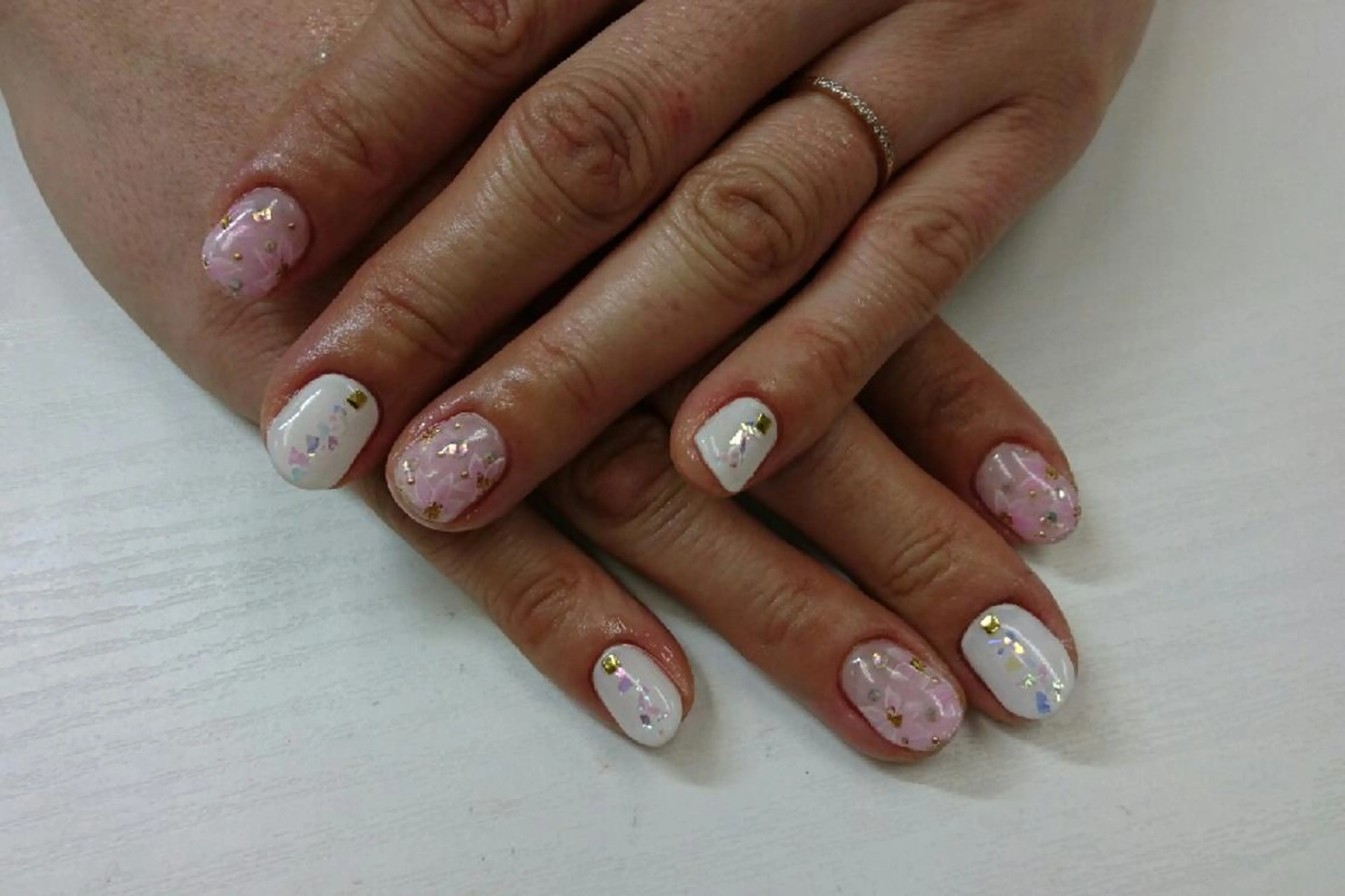 ネイル ミディアム nail salon Blancのネイルデザイン