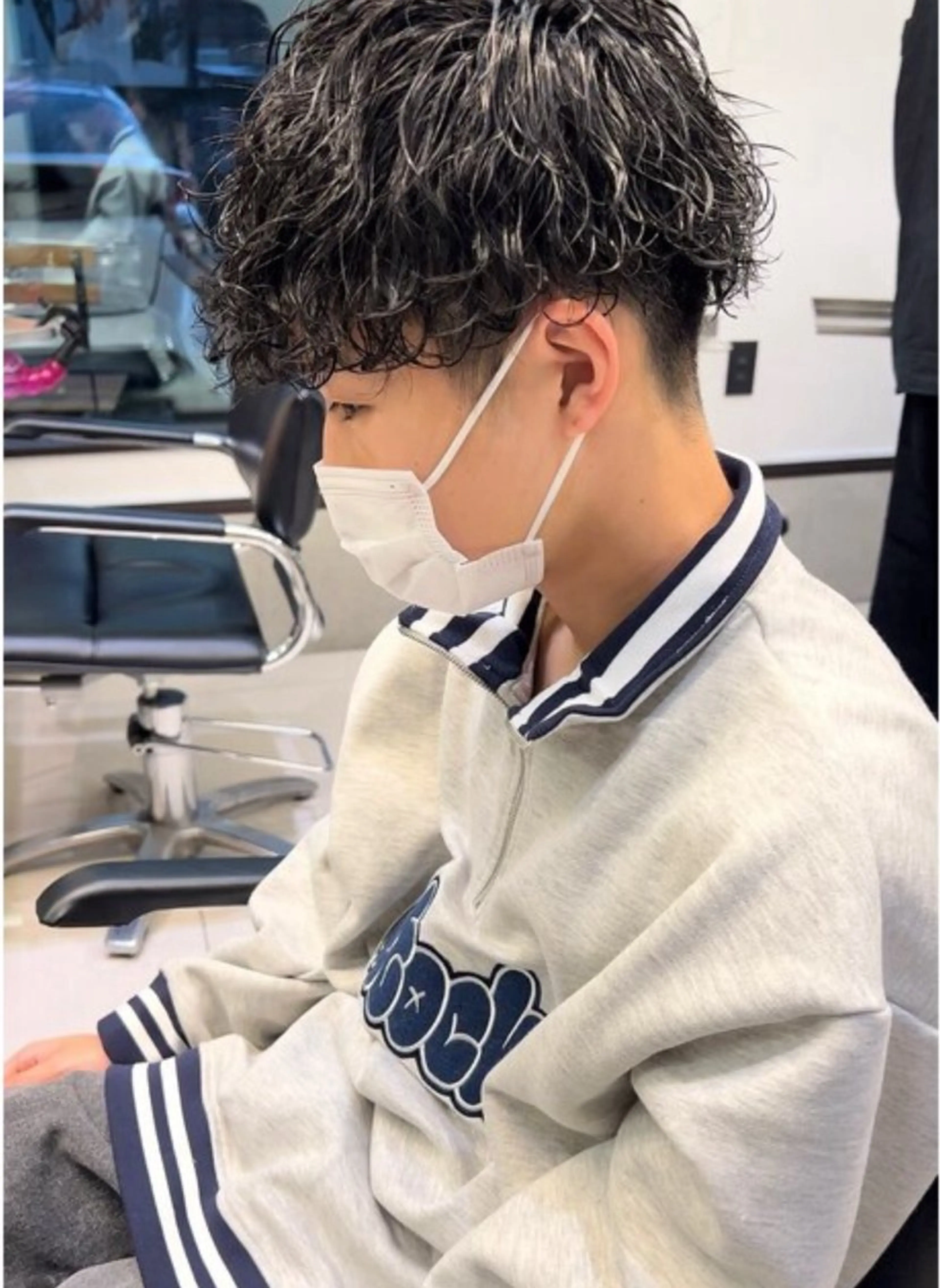 メンズカット＋パーマの写真