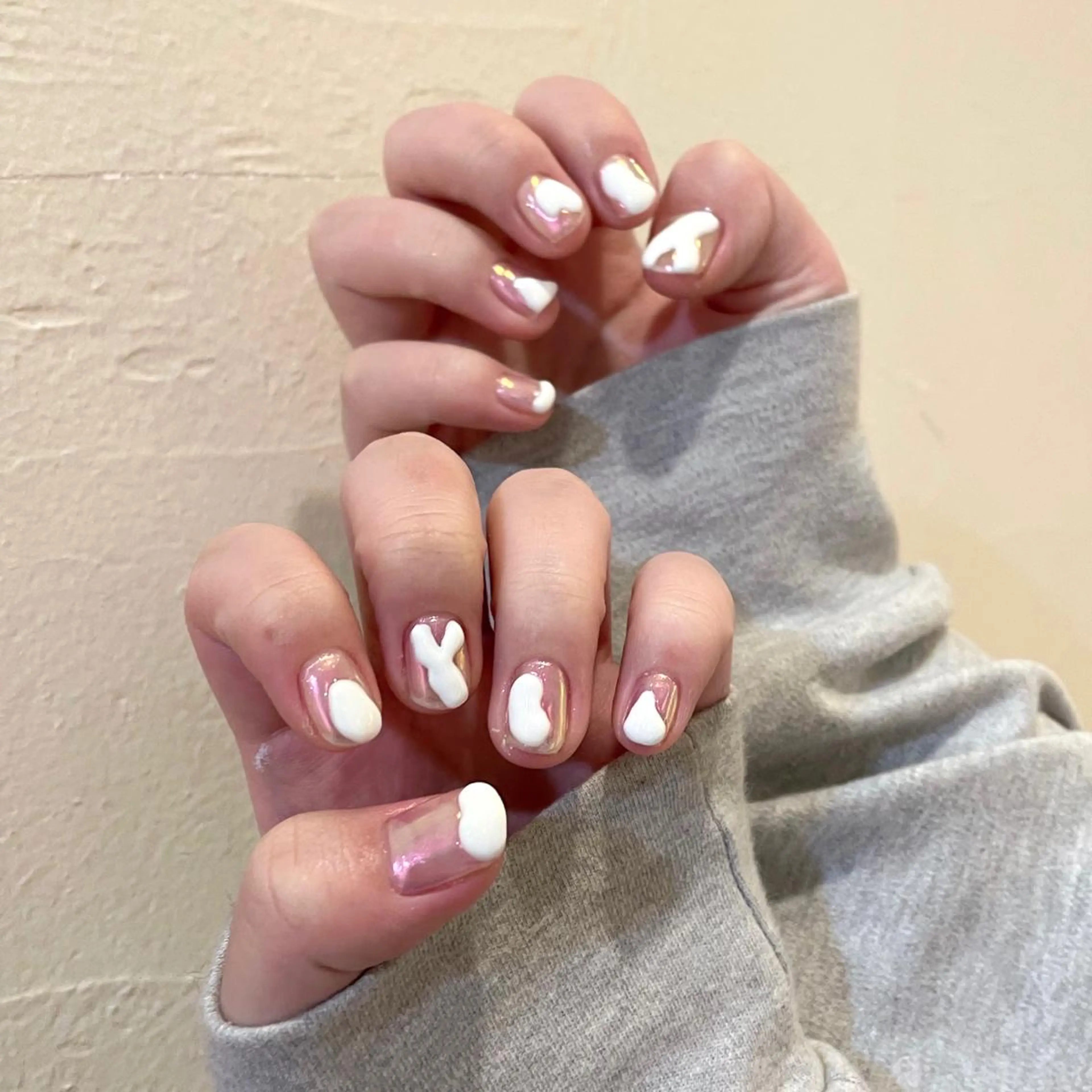 ネイル ハンドネイル 新井 ひなののネイルデザイン