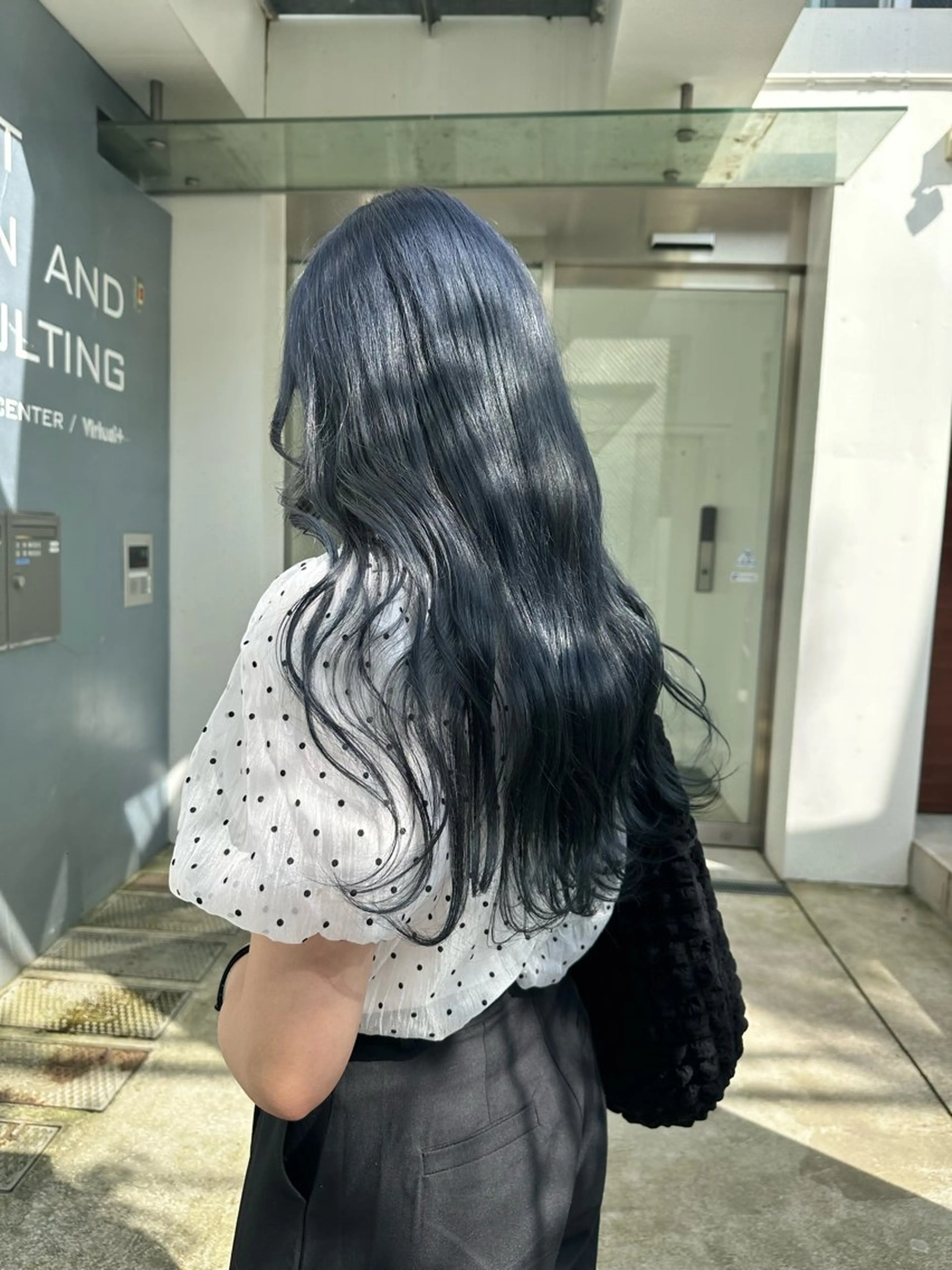 ロング カラー ブリーチ 縮毛矯正/カラー ✨️Mariamuのヘアスタイル