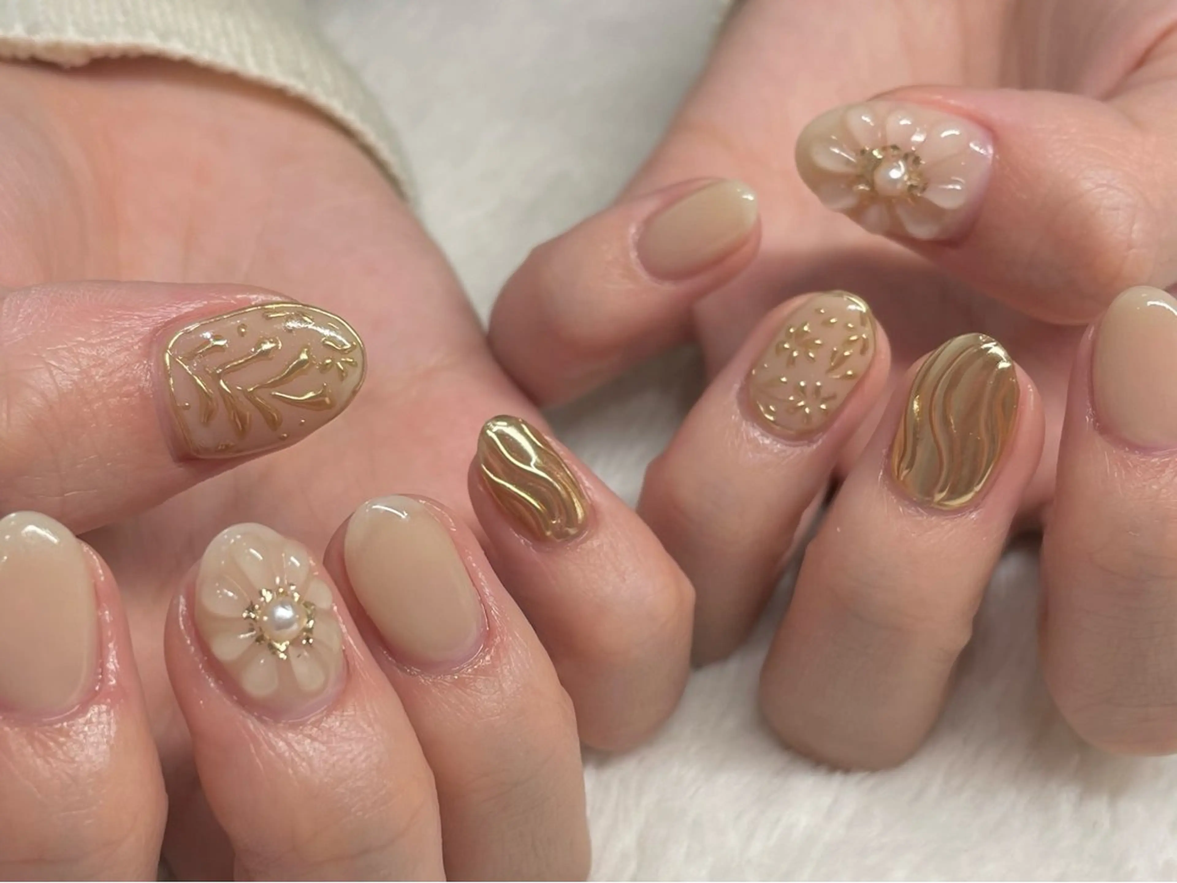 ネイル ミラーネイル riri nail所属・riri-nail Rie Endoのネイルデザイン