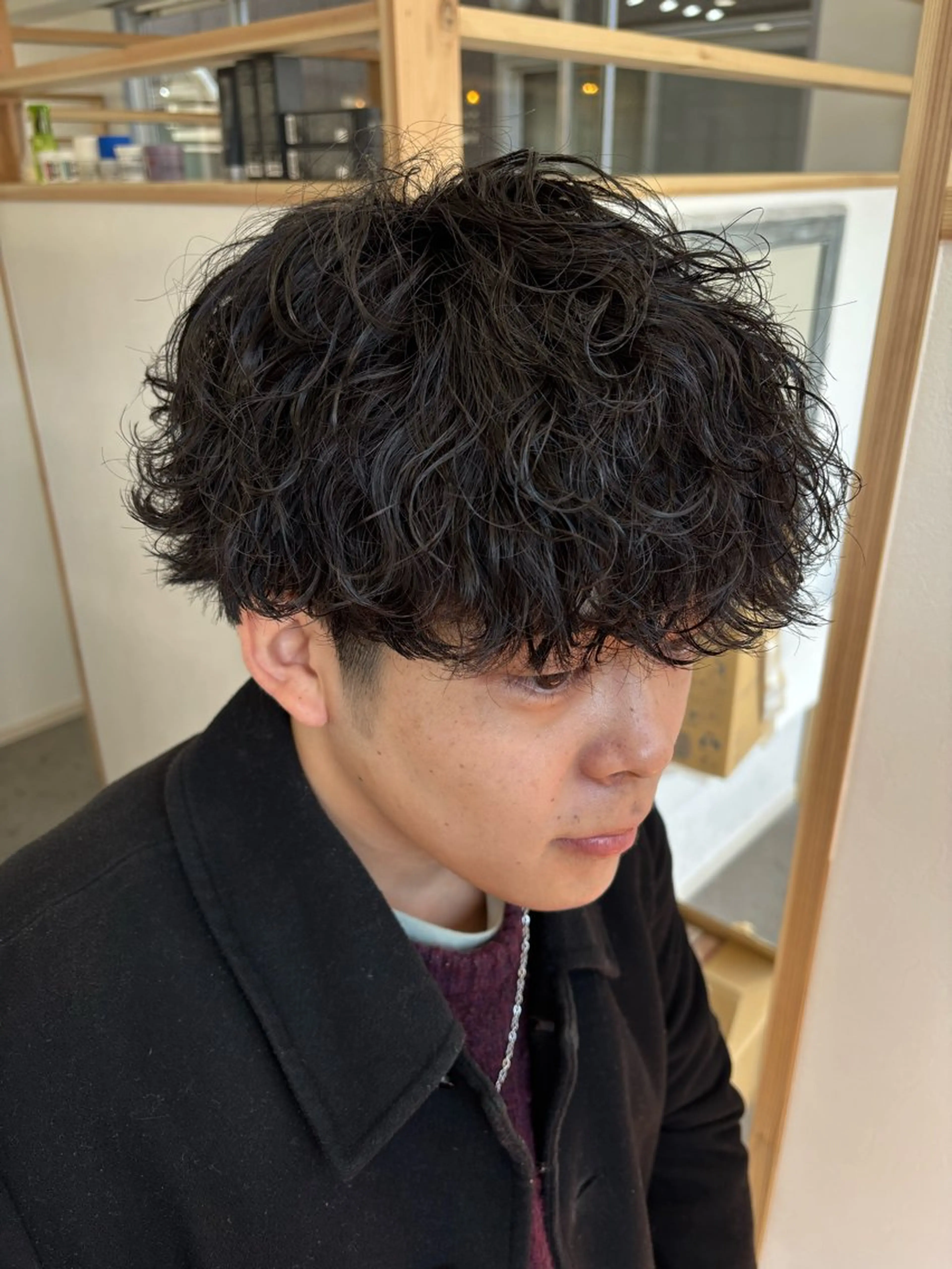 パーマ メンズ カット パーマ トリートメント 髪質改善美容室bokuno町田店所属・メンズ&髪質改善縮毛 矯正【平山🔥拓哉】のヘアスタイル