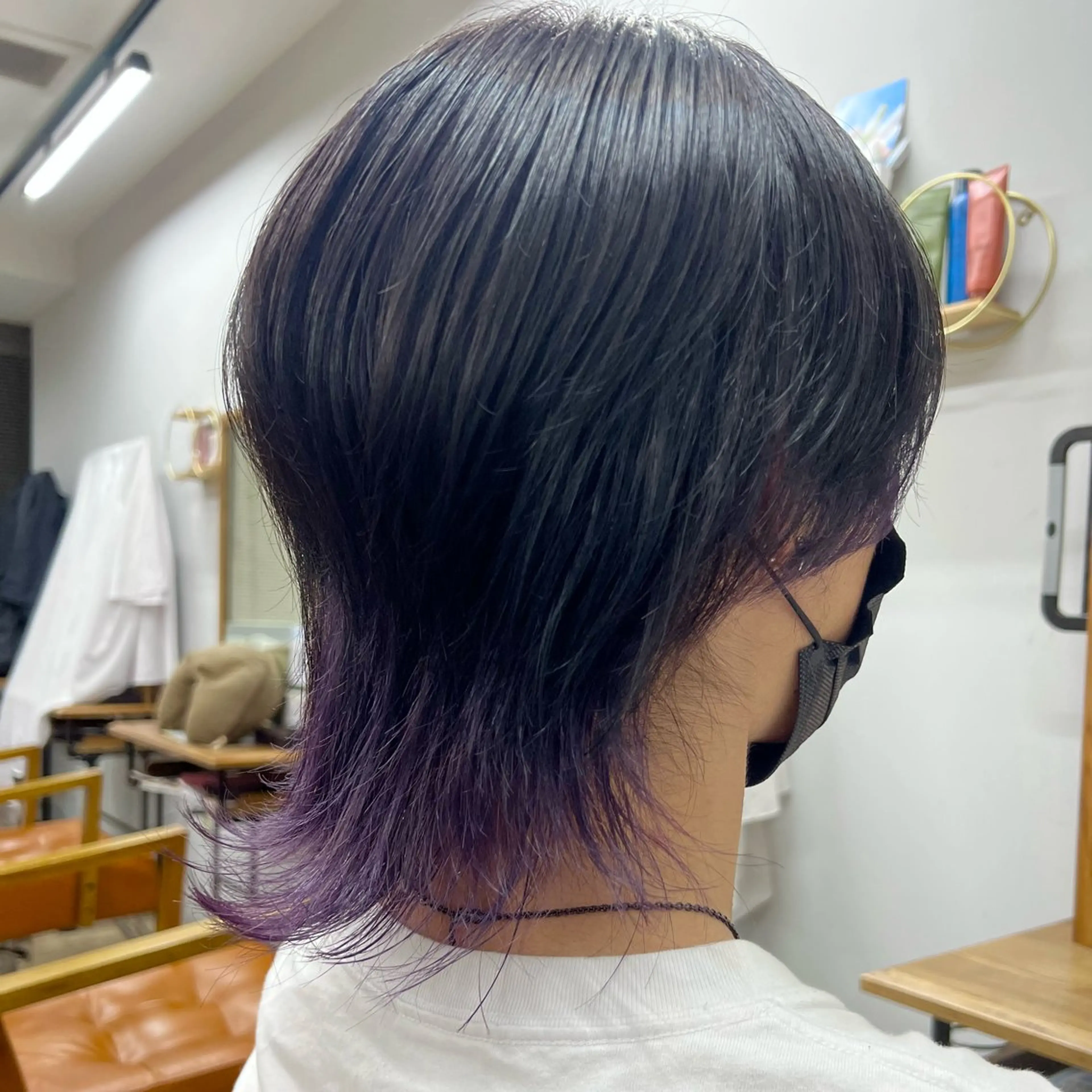 インナーカラー💜の写真