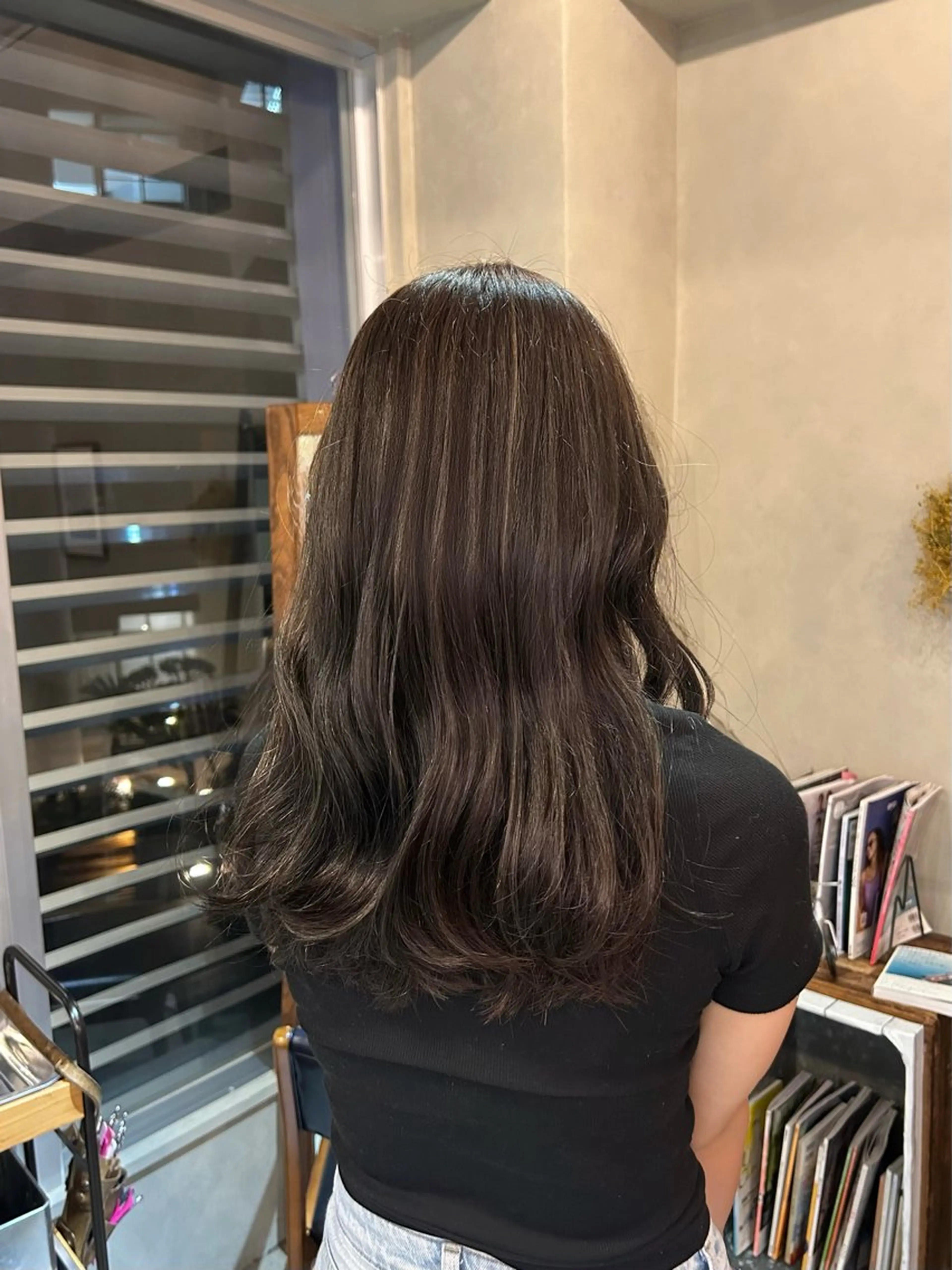 セミロング カラー Hairruup Aru design works所属・ruup Aru ユウキのヘアスタイル