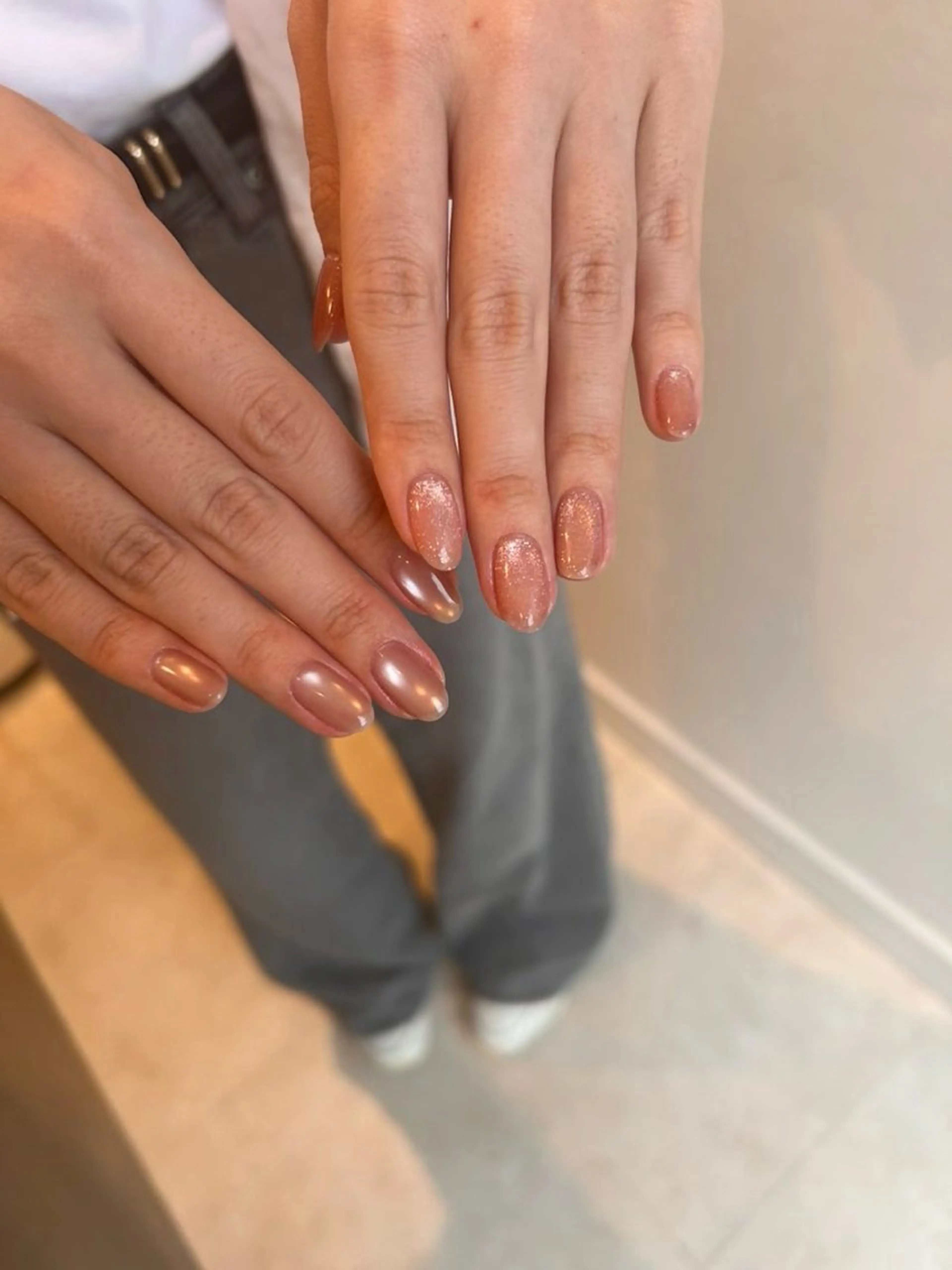 Hand【オフなし】ワンカラーorマグネットネイルの写真