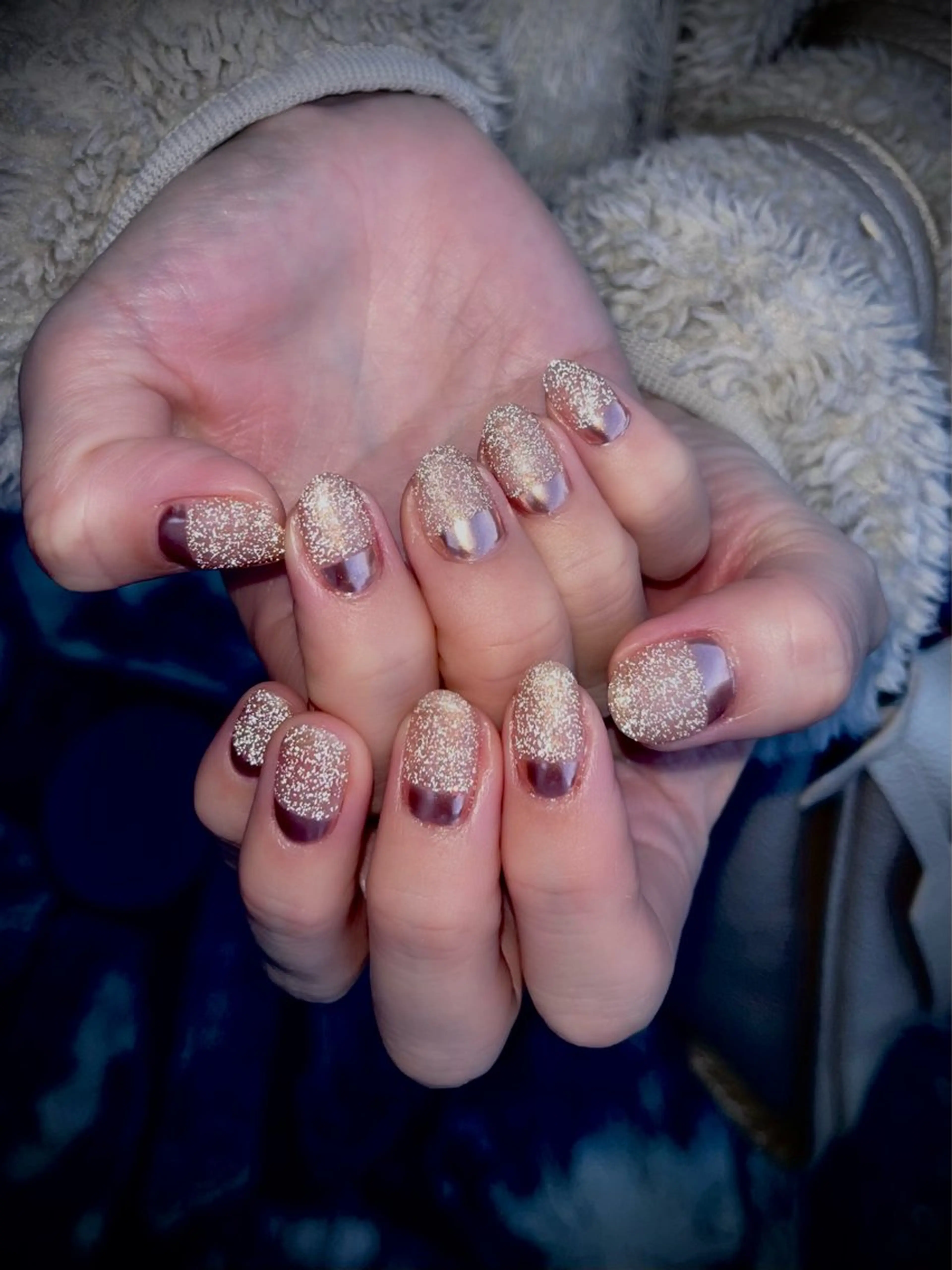 ネイル キラキラネイル マグネットネイル ワンカラーネイル スカルプネイル ワンホンネイル nine.🦋 YUKOのネイルデザイン