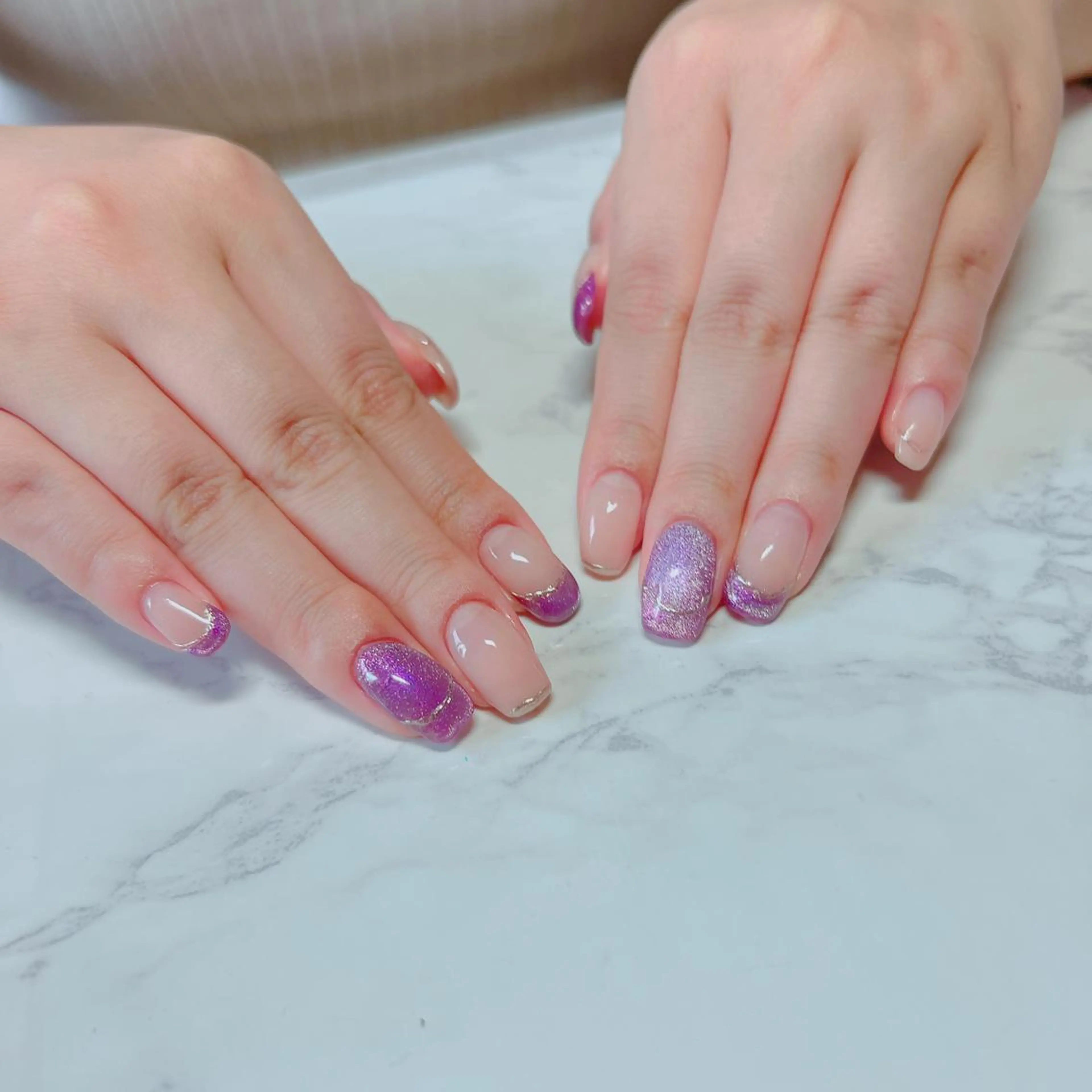 ネイル マグネットネイル ハンドネイル たきぐち みちこのネイルデザイン