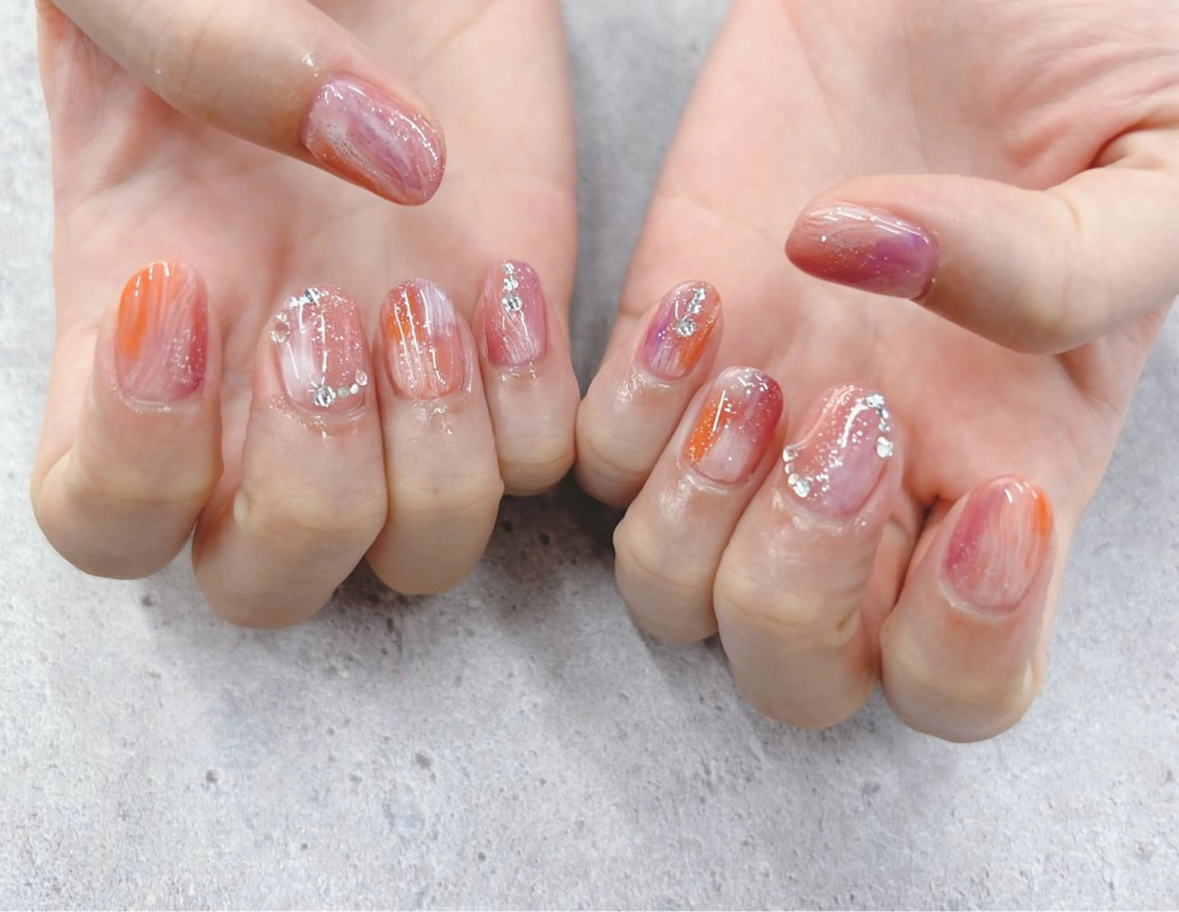ネイル ハロウィン ハンドネイル Nail Salon agré所属・agré ネイルサロン　アグレのネイルデザイン