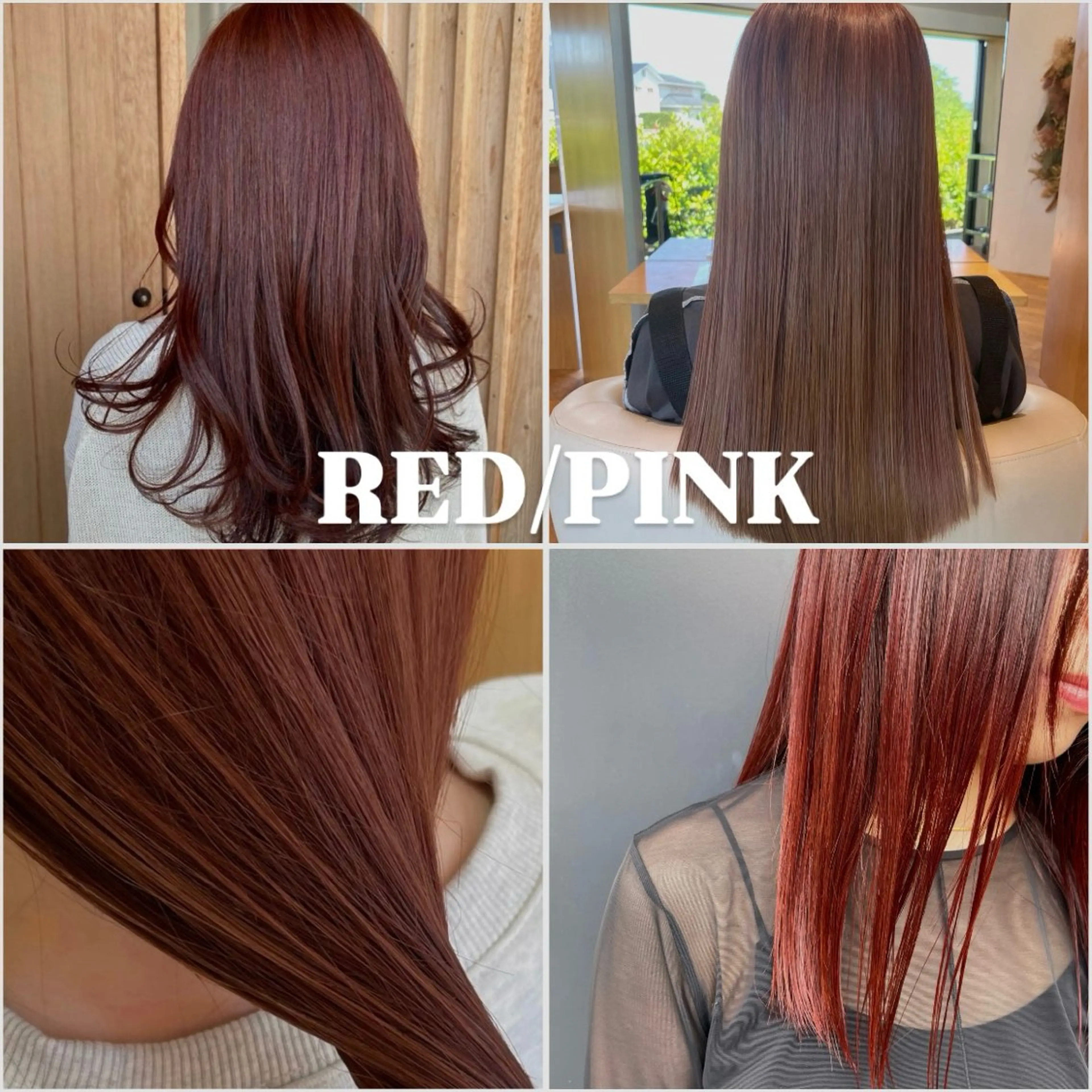 カラー ピンクカラー ちほ /ボブスタイルのヘアスタイル